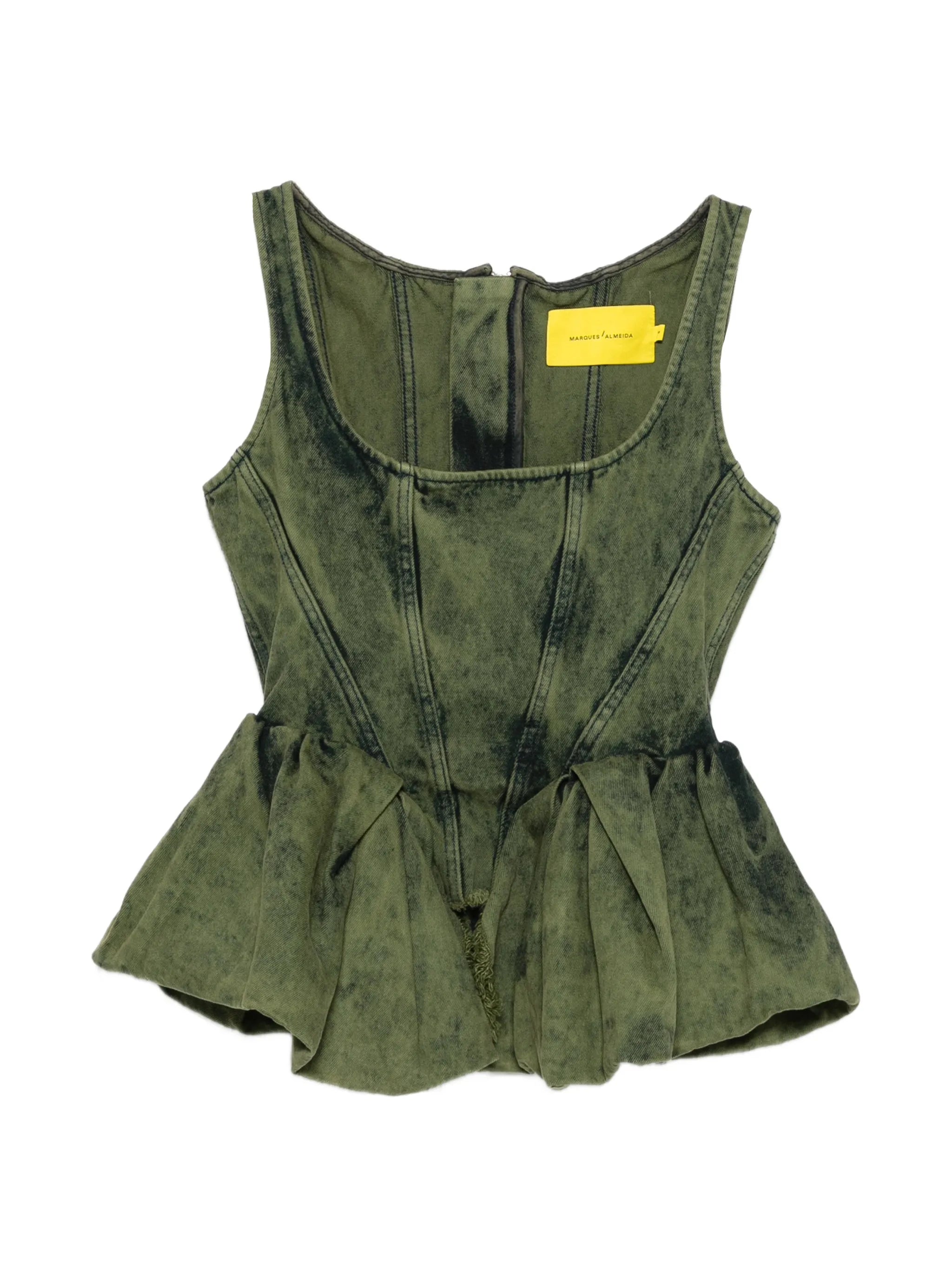 peplum corset top