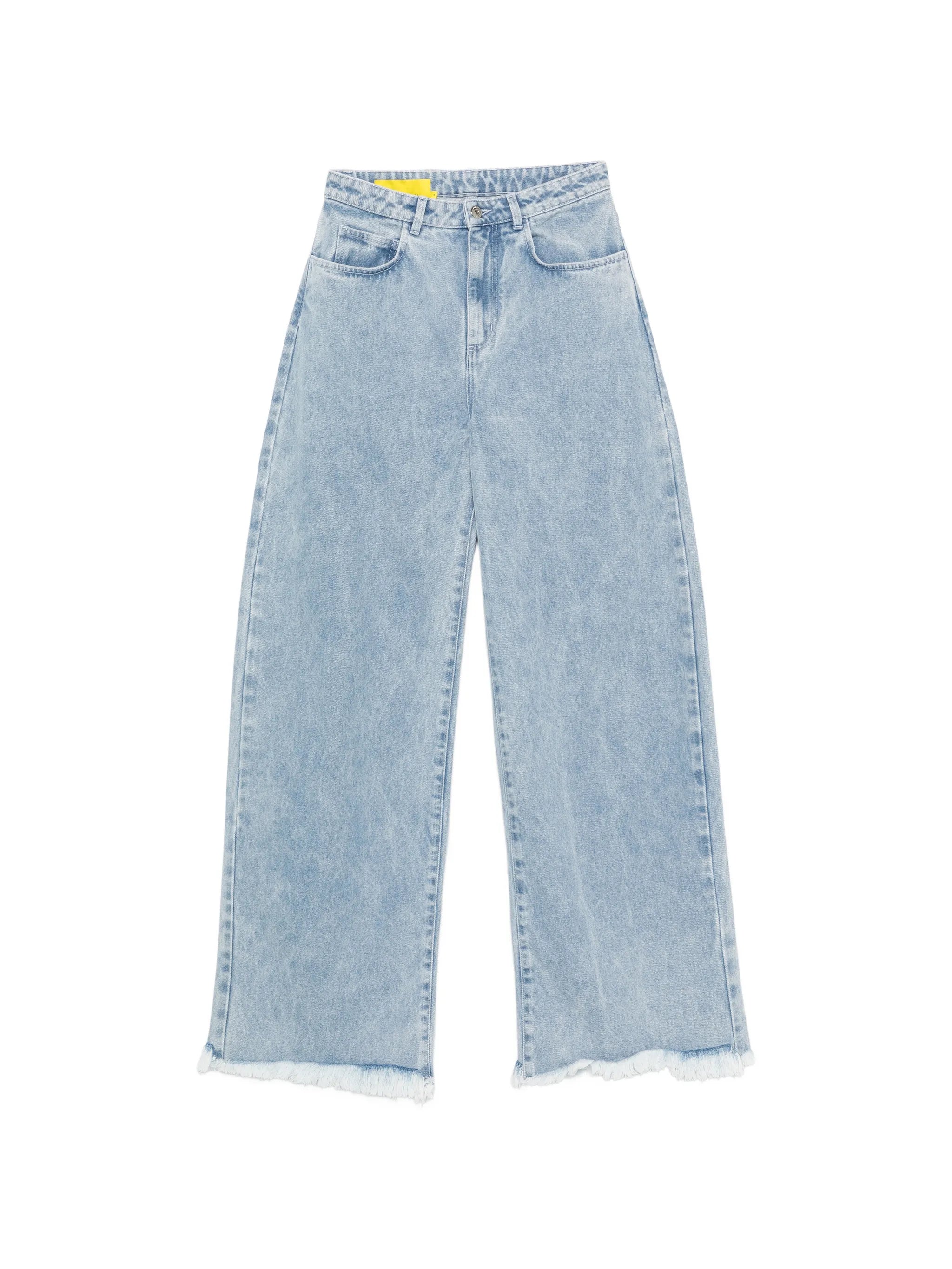 raw-edge jeans