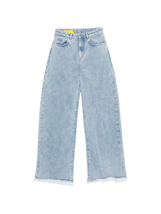 raw-edge jeans