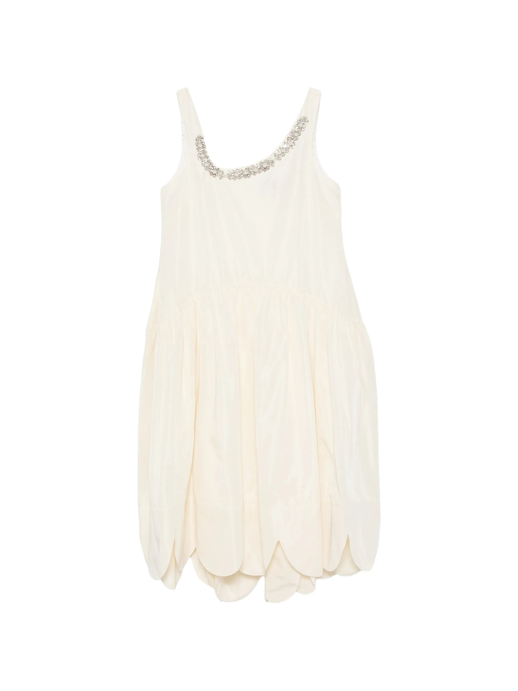 crystal-embellished midi dress