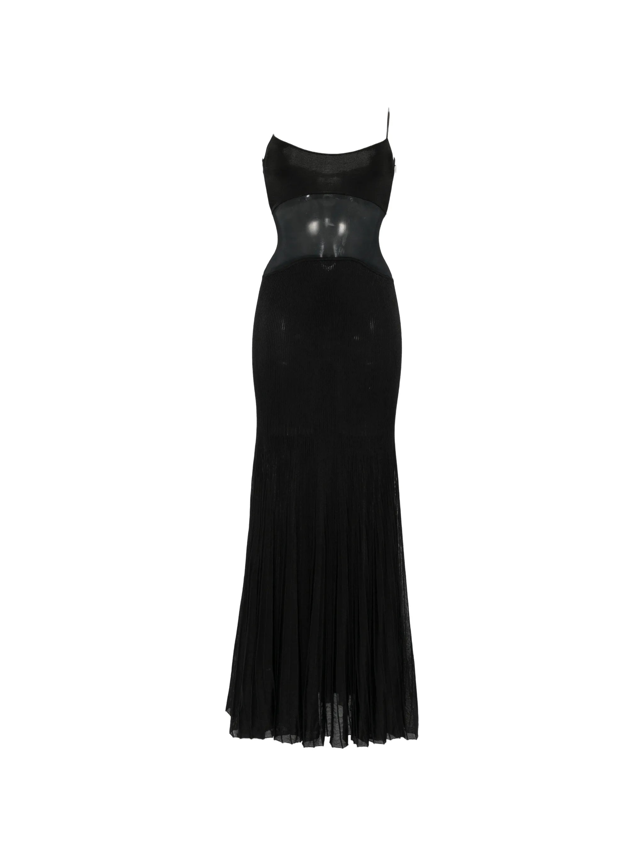 Belladonna mesh-panel maxi dress