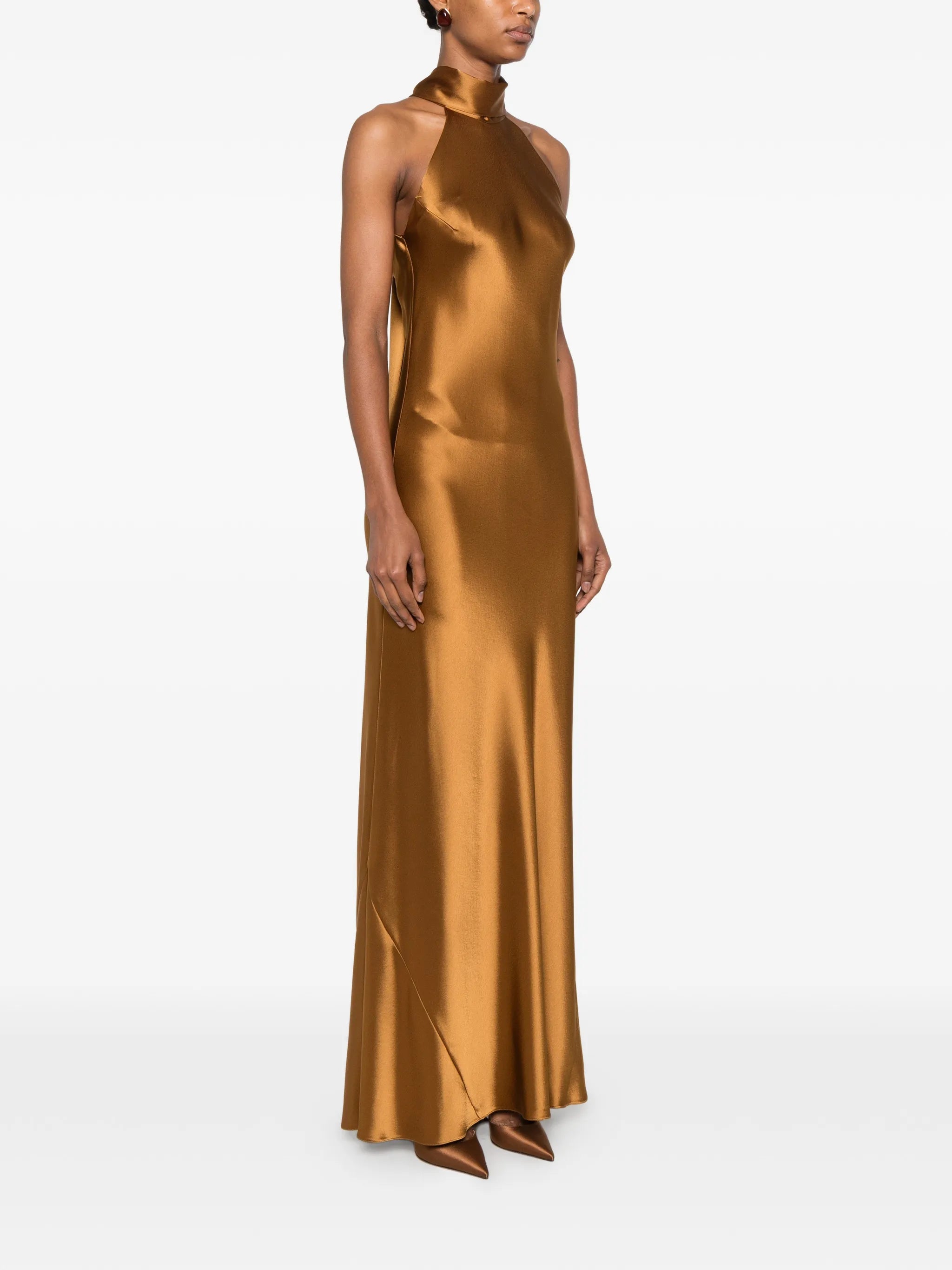 Sienna satin gown