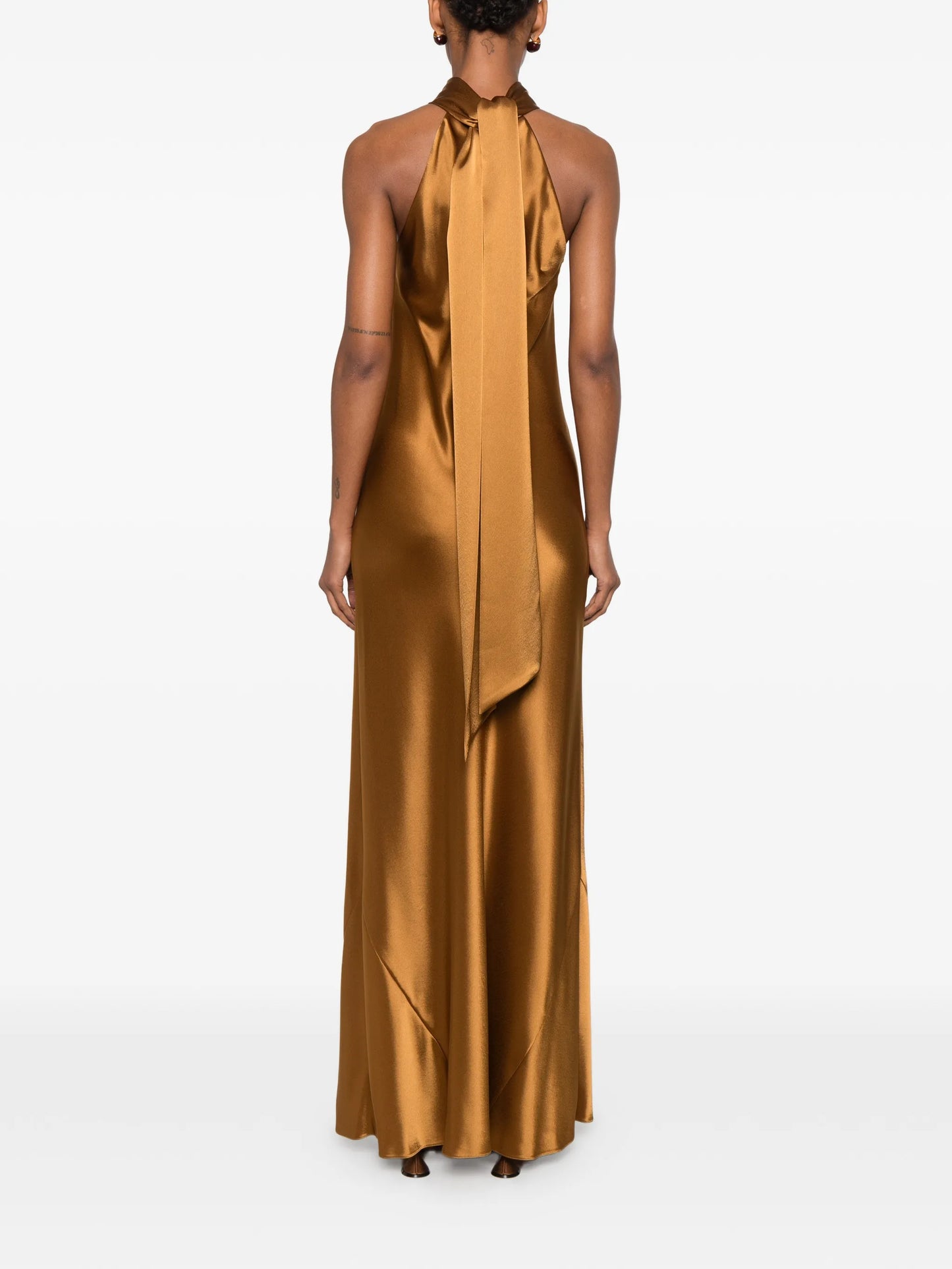 Sienna satin gown