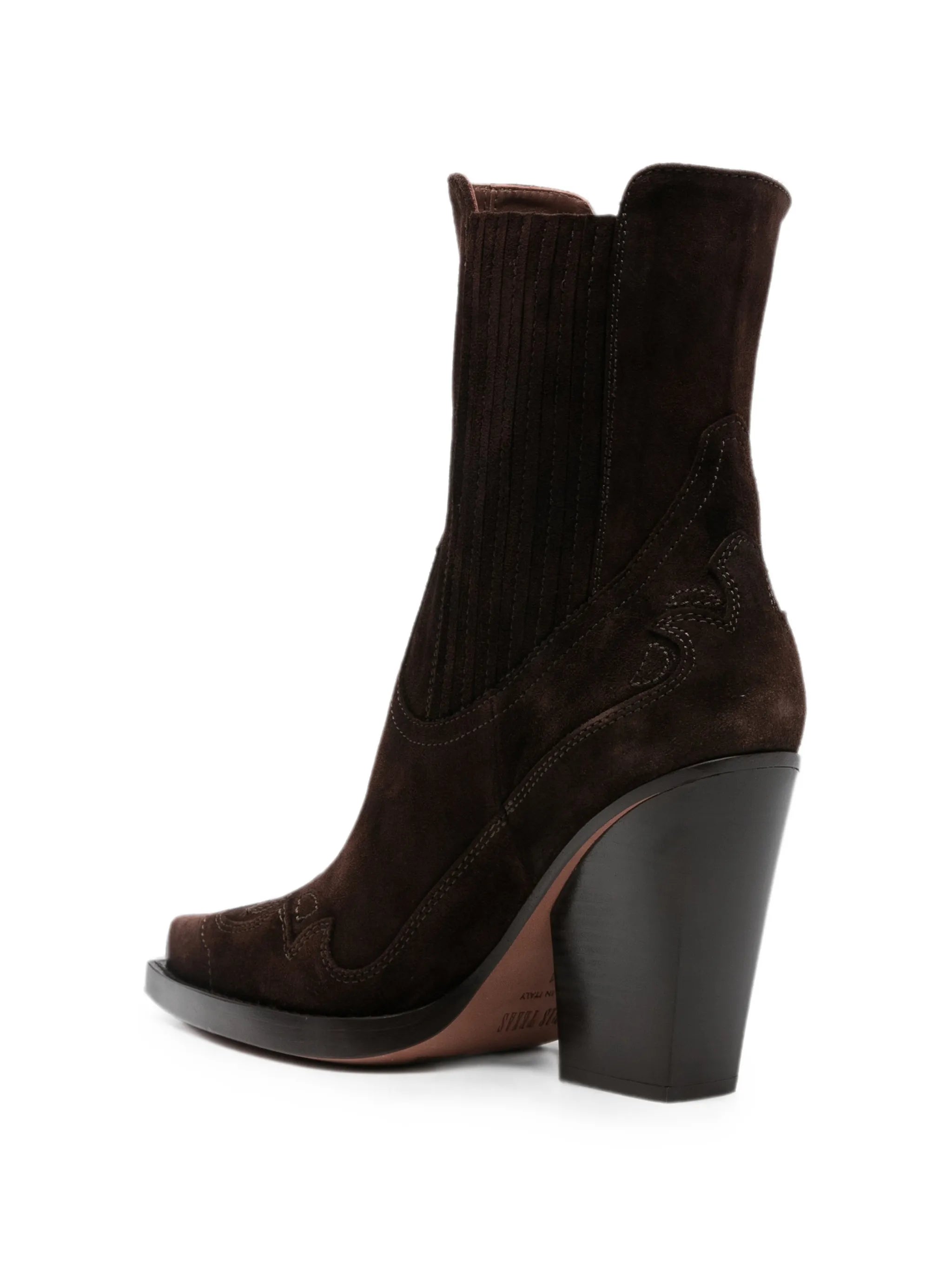 Dallas embroidered ankle boots 100