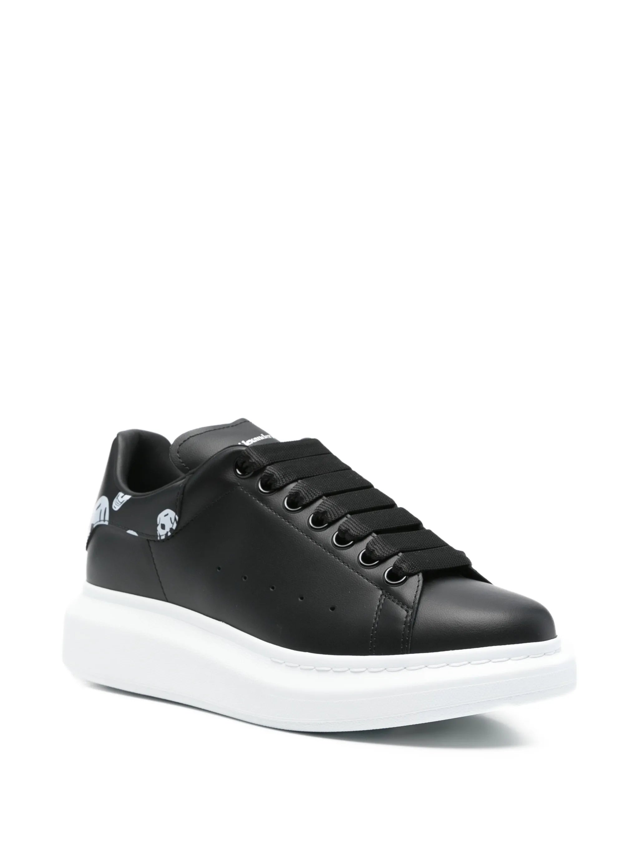 Oversized-sneaker in black/ white