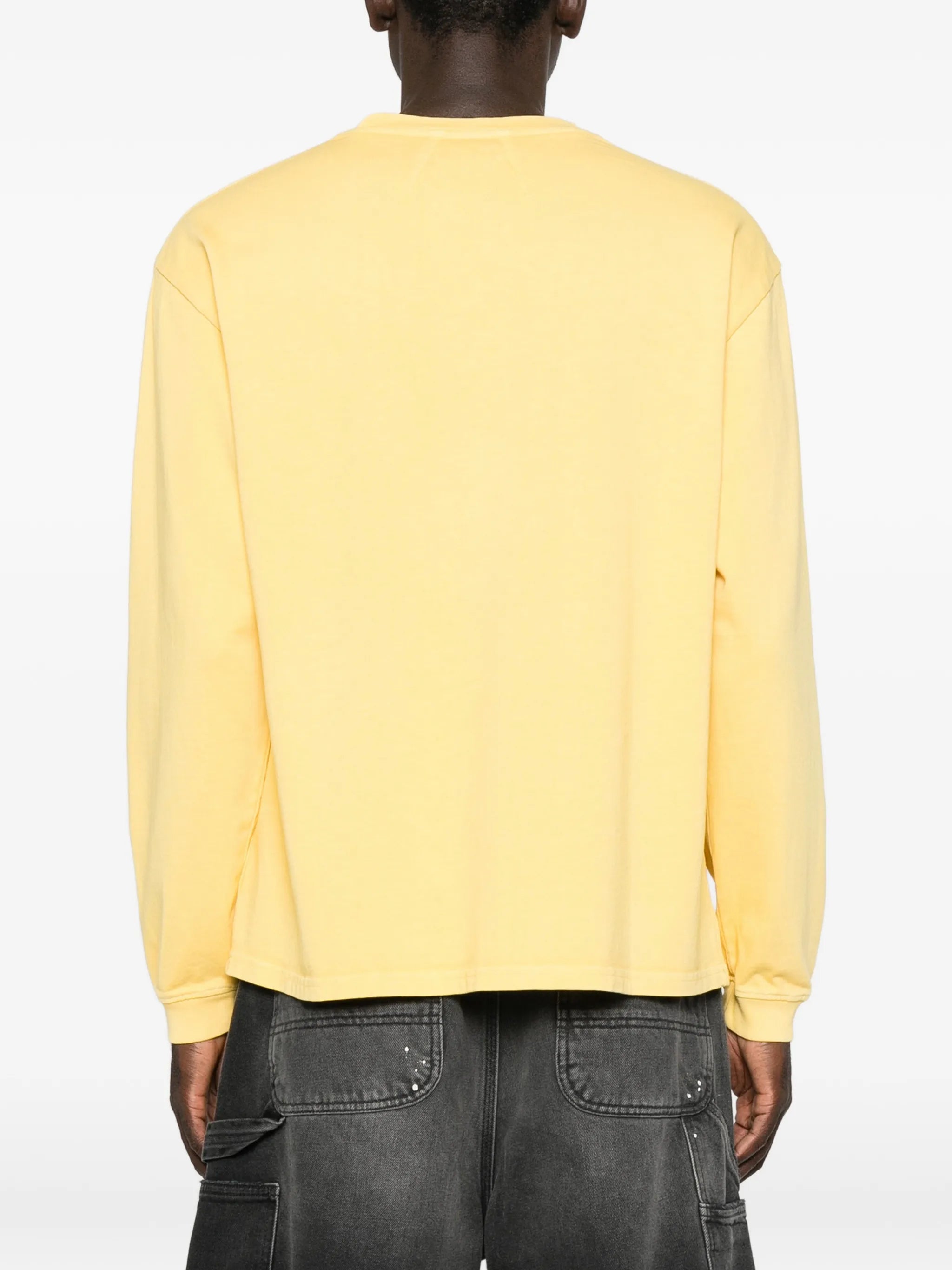 logo-print pocket T-shirt