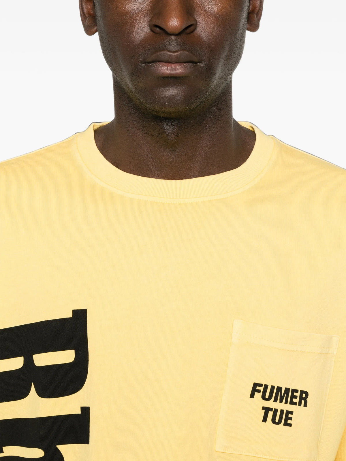 logo-print pocket T-shirt