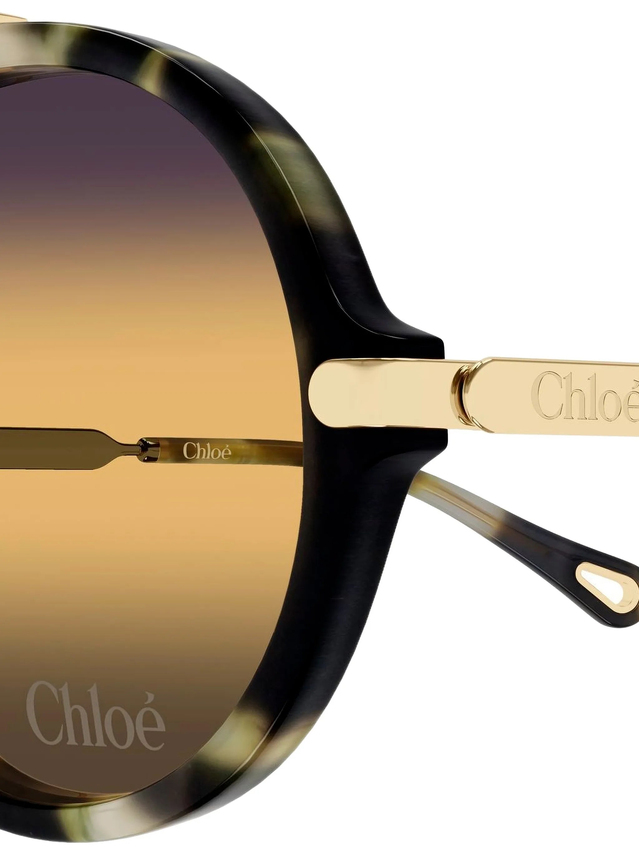 tortoiseshell-effect sunglasses