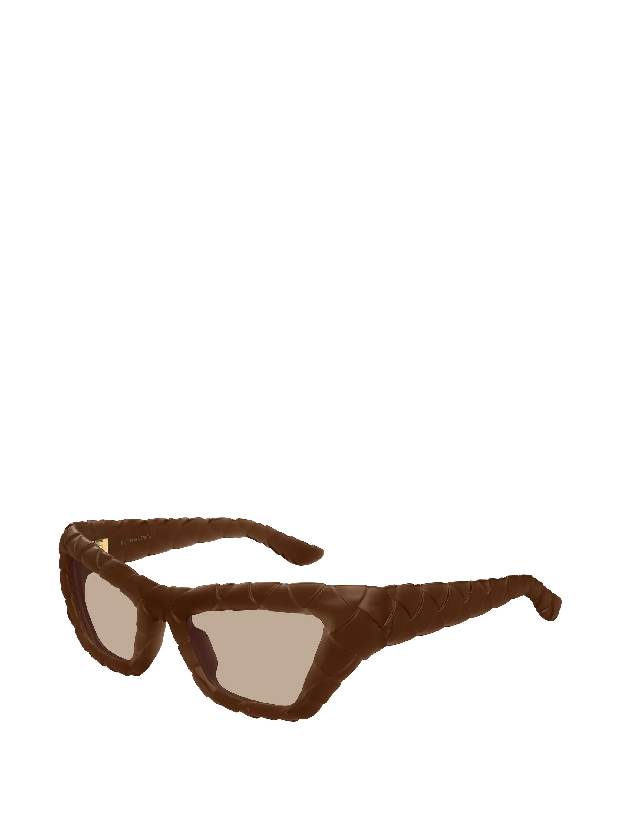 woven cat-eye sunglasses