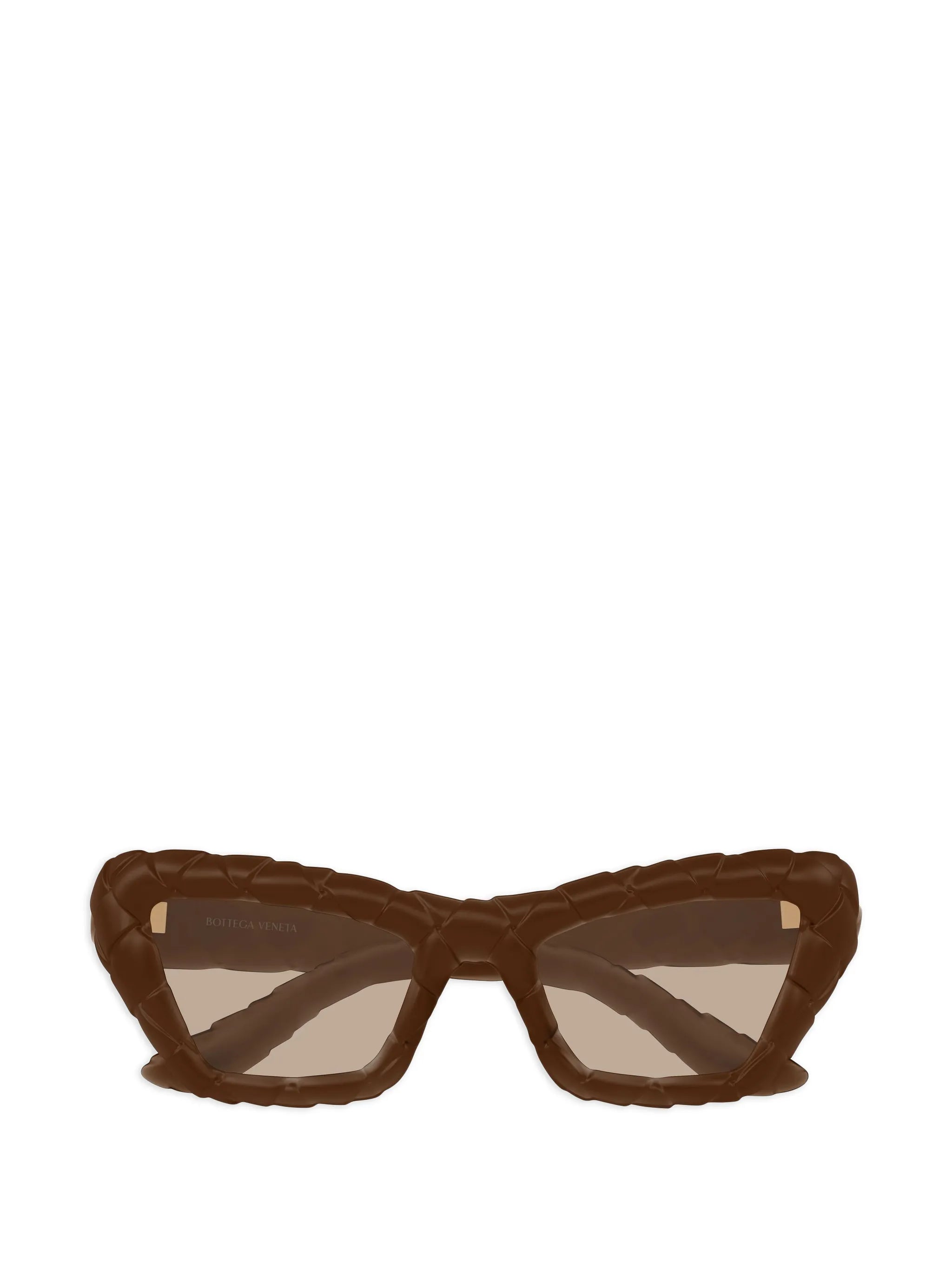 woven cat-eye sunglasses