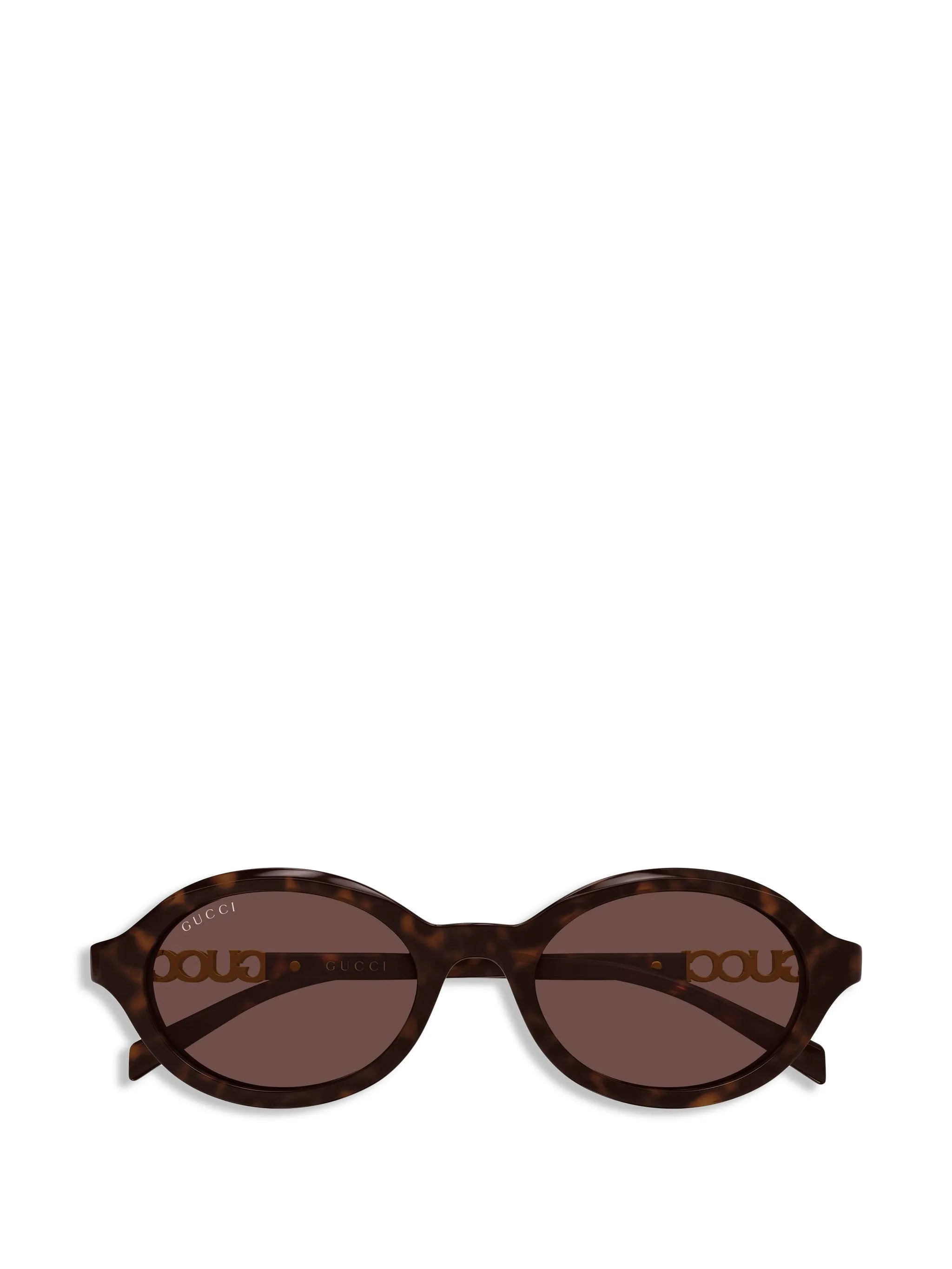 3D Block Logo oval sunglasses