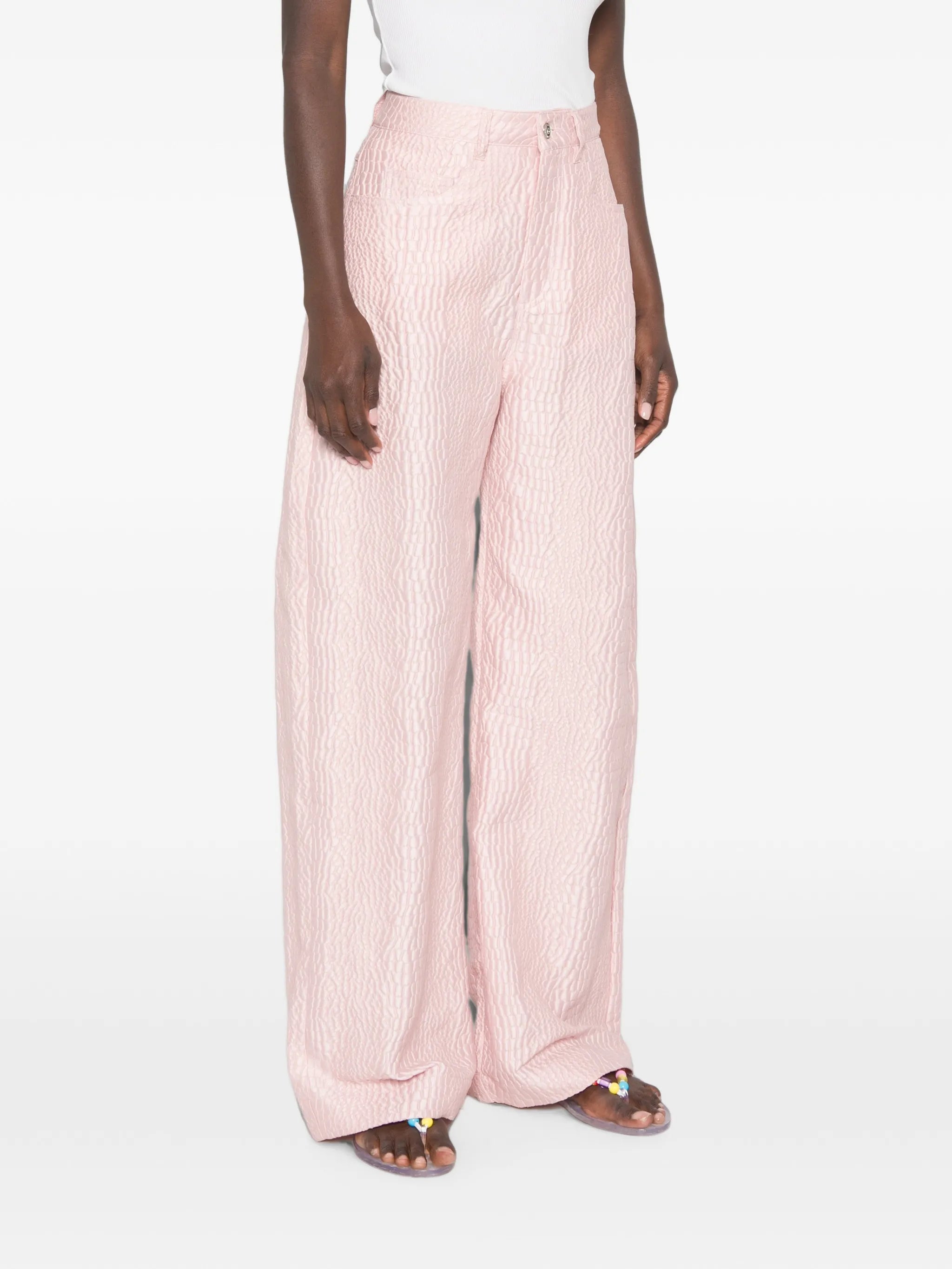 pink trousers