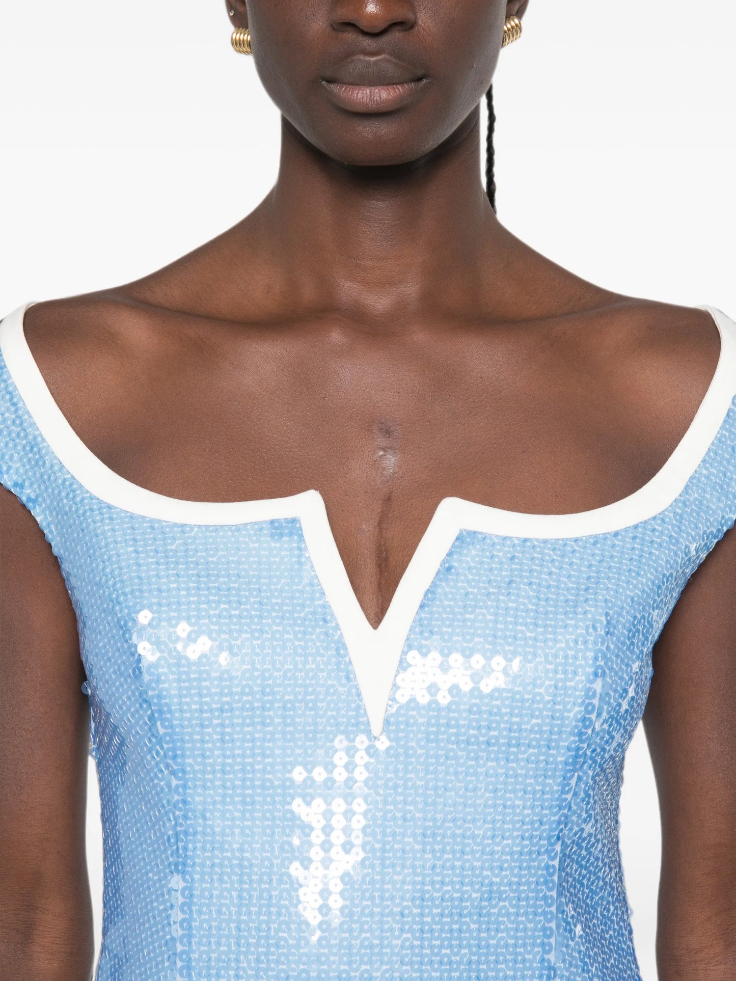 sequin-embellishment top