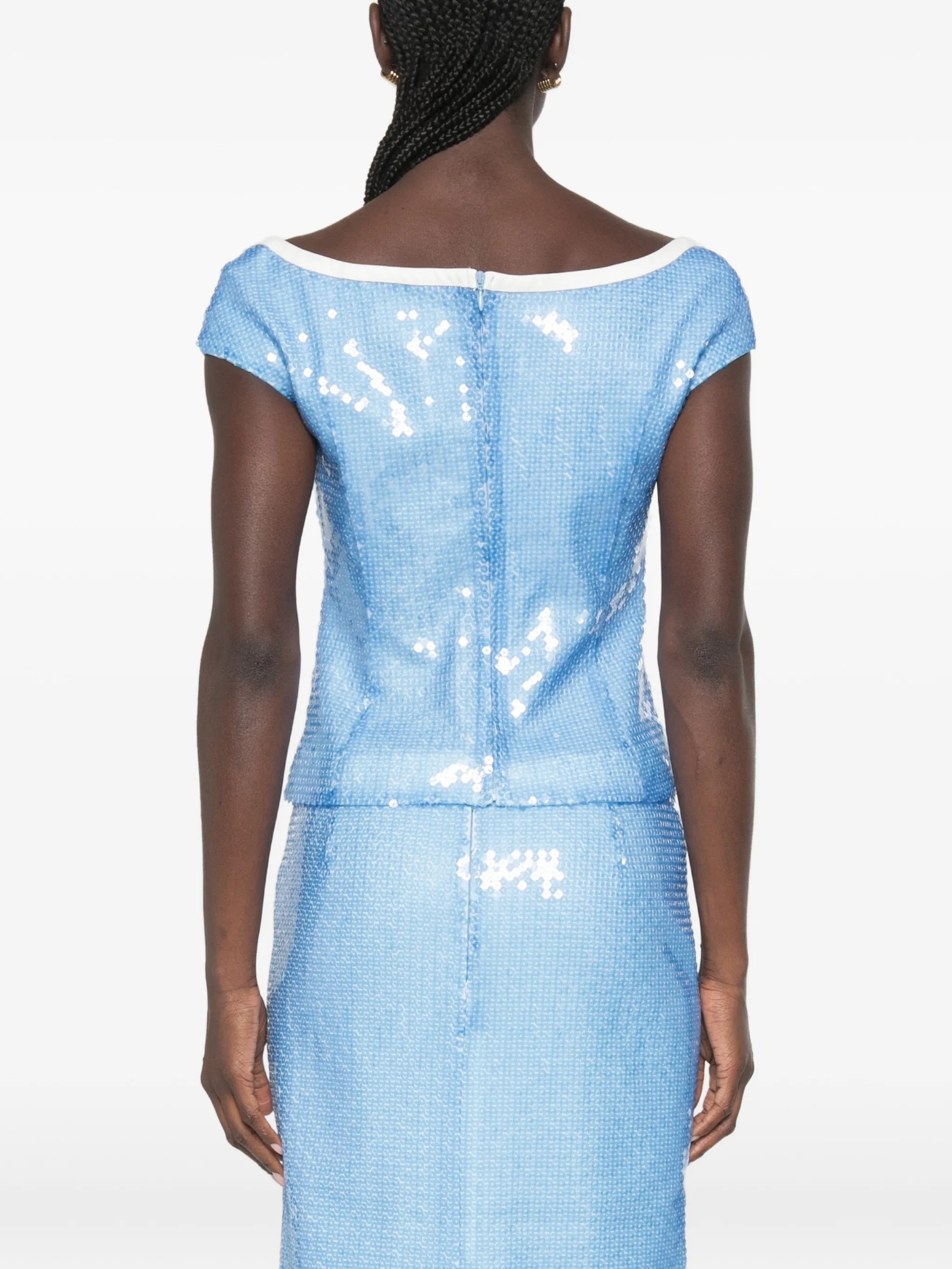 sequin-embellishment top