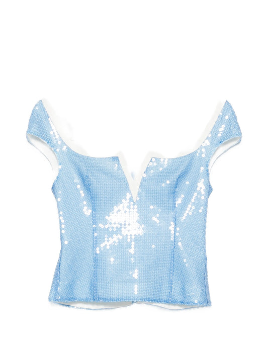 sequin-embellishment top