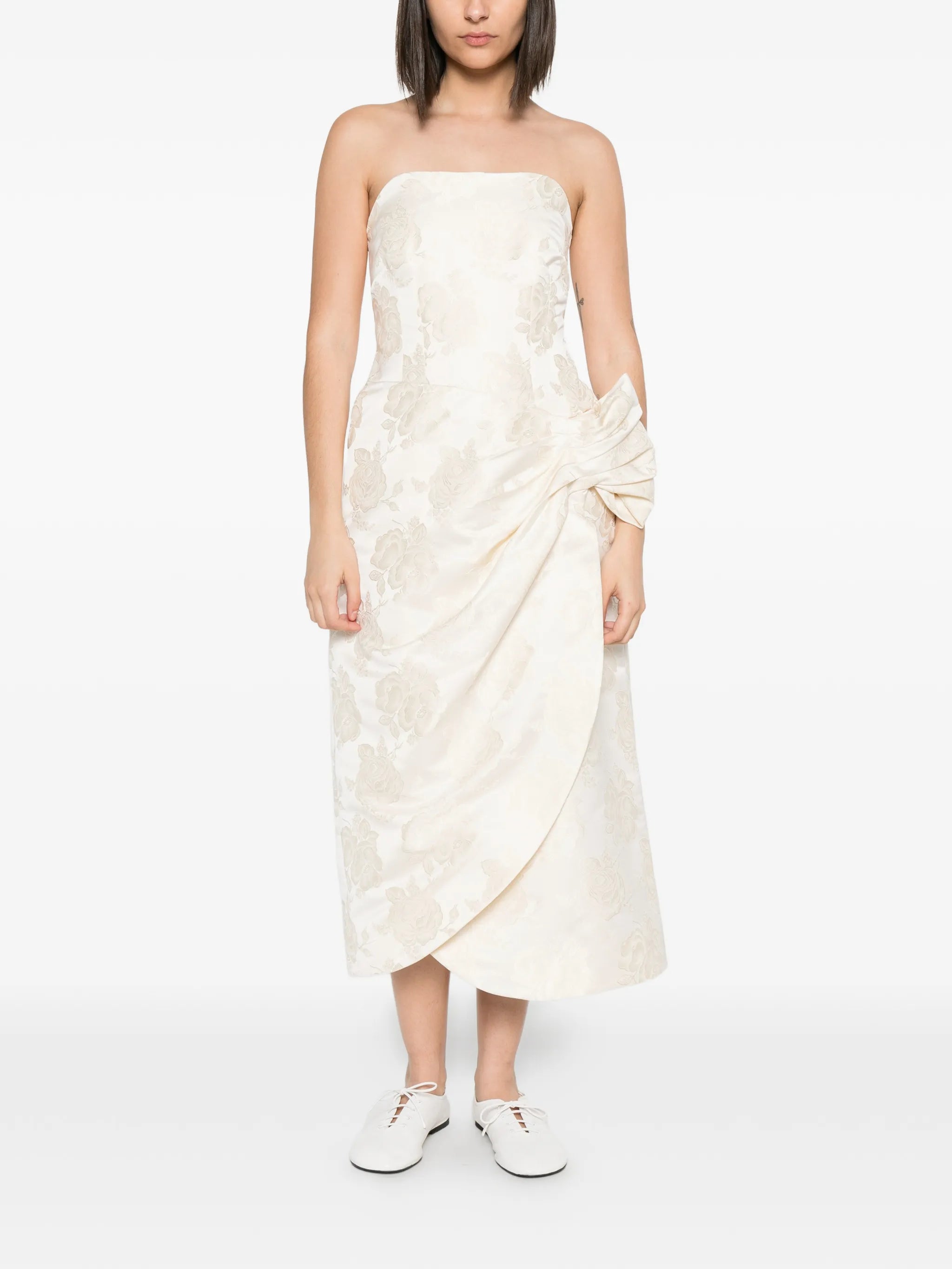 Sash midi dress