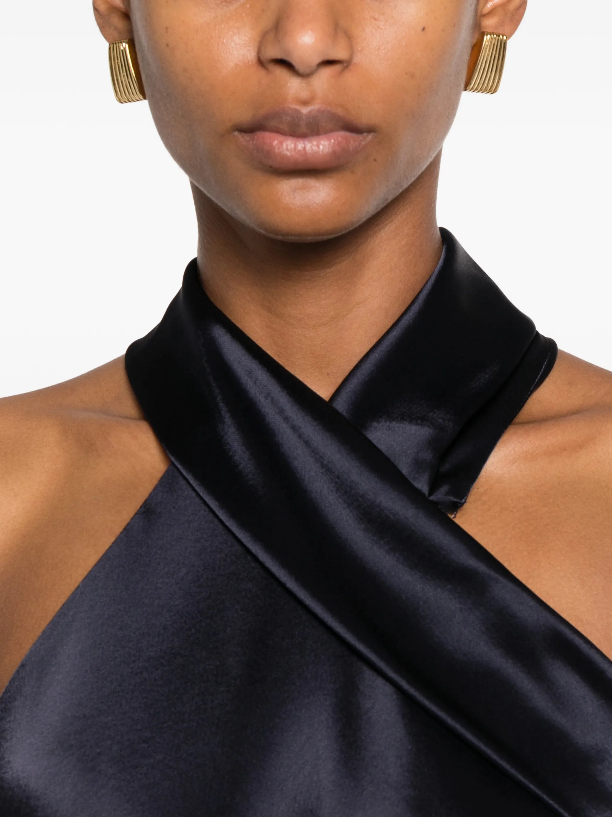Pandora satin midi dress