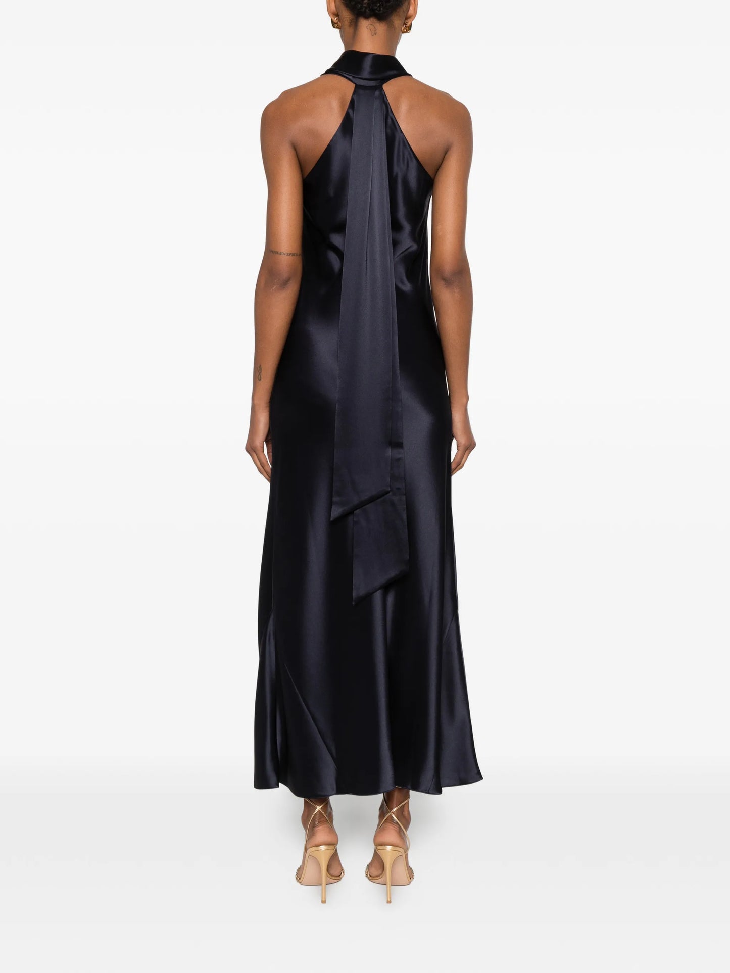 Pandora satin midi dress