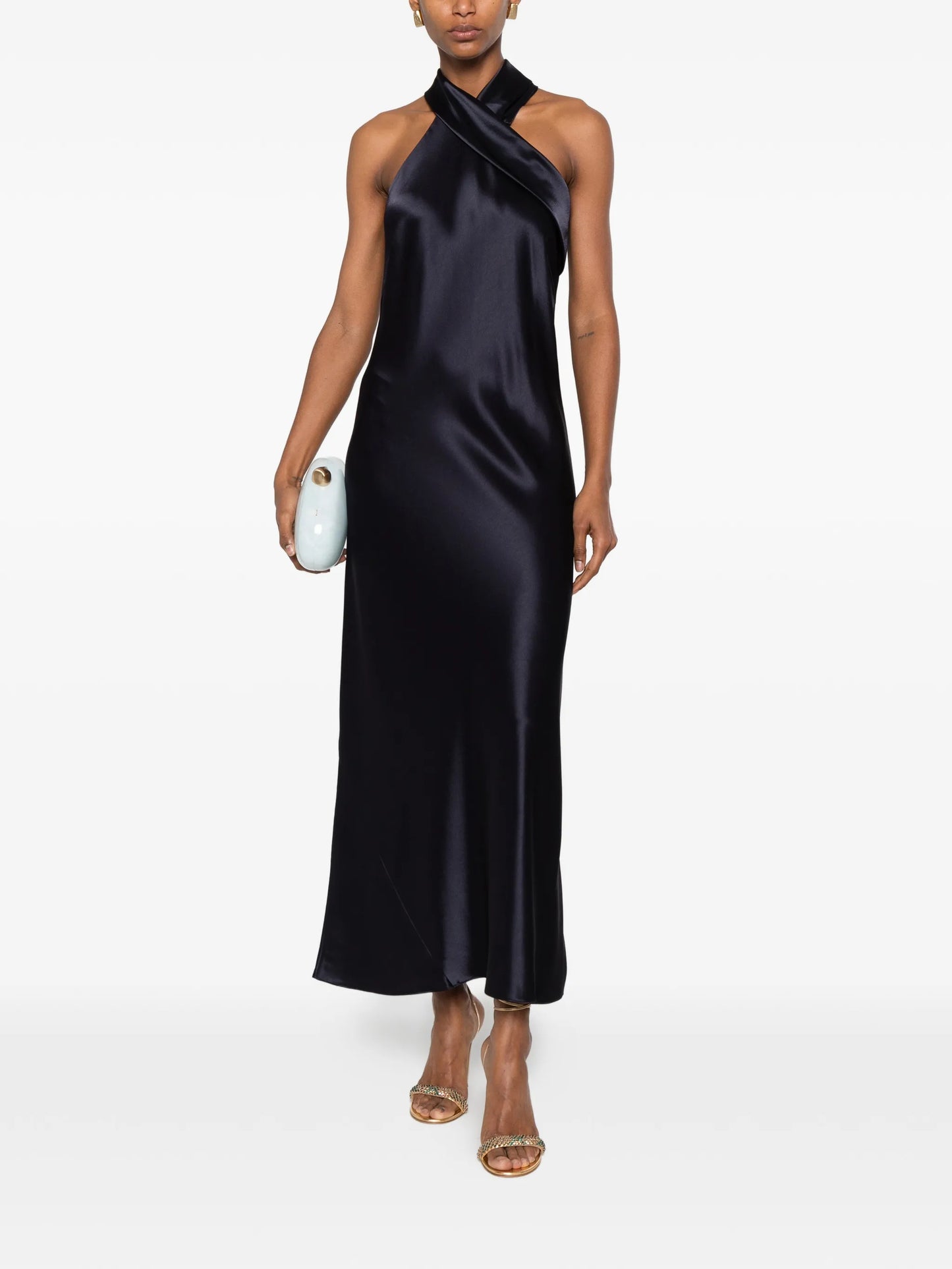 Pandora satin midi dress