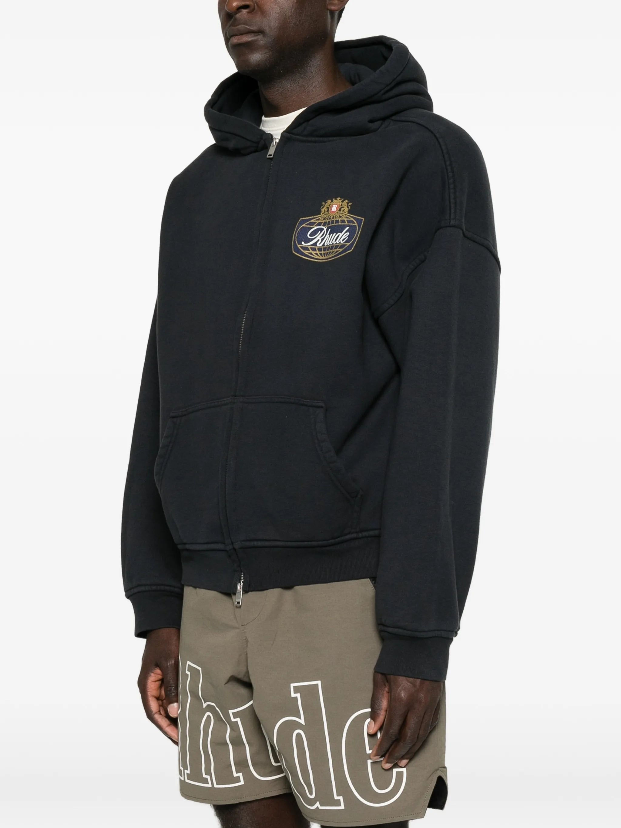 zip-up hoodie