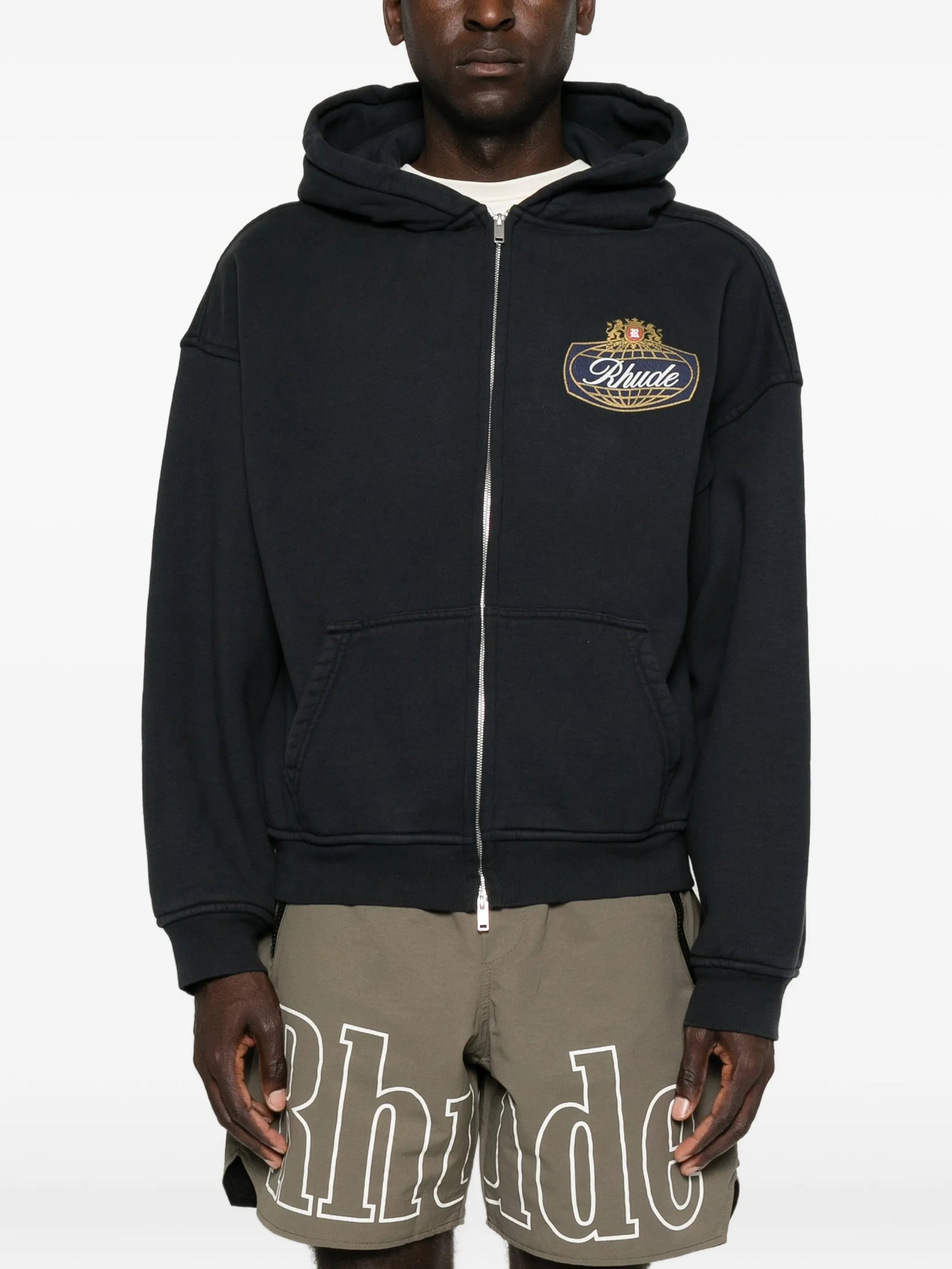 zip-up hoodie