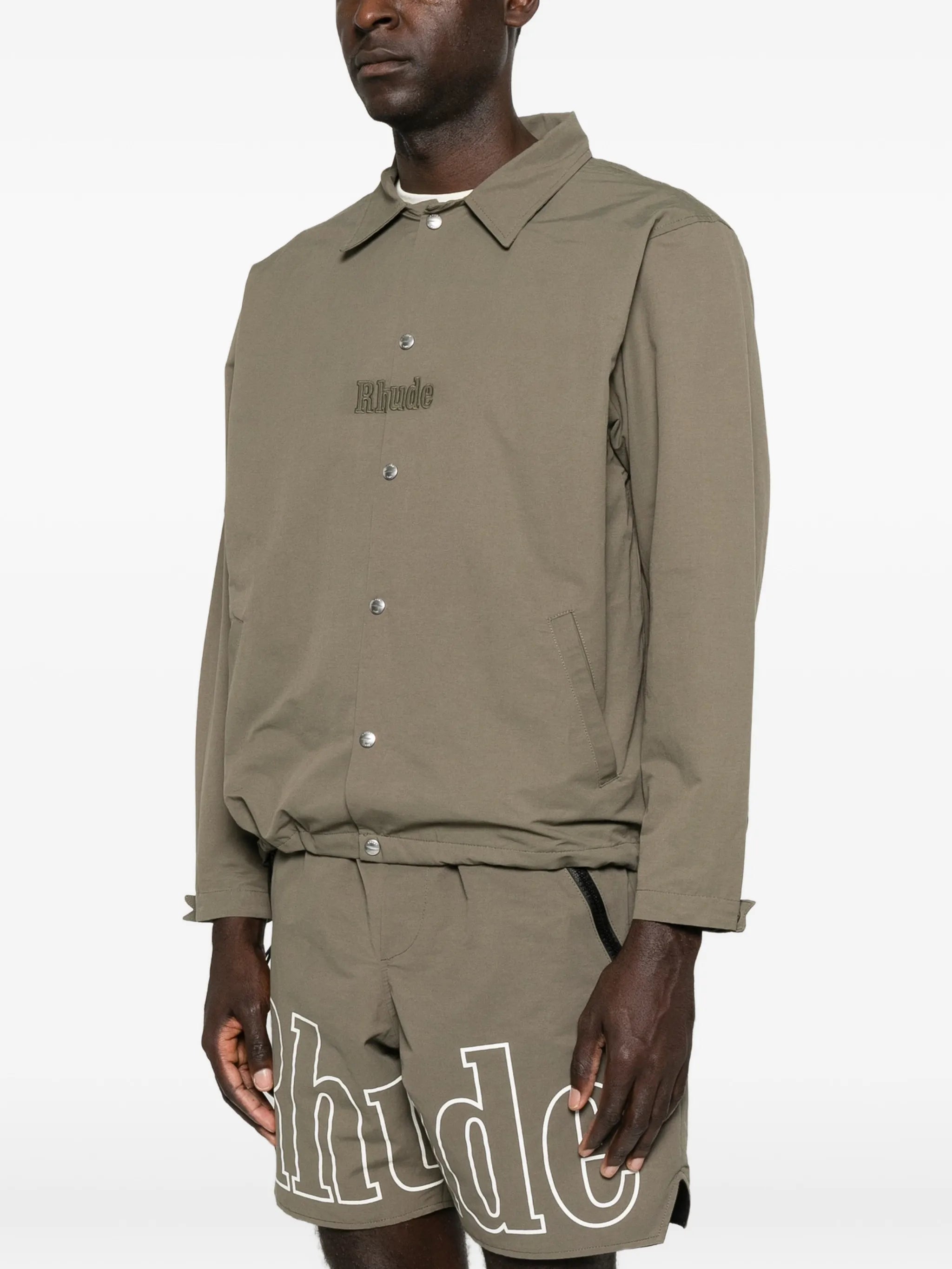 RHUDE logo coaches jacket