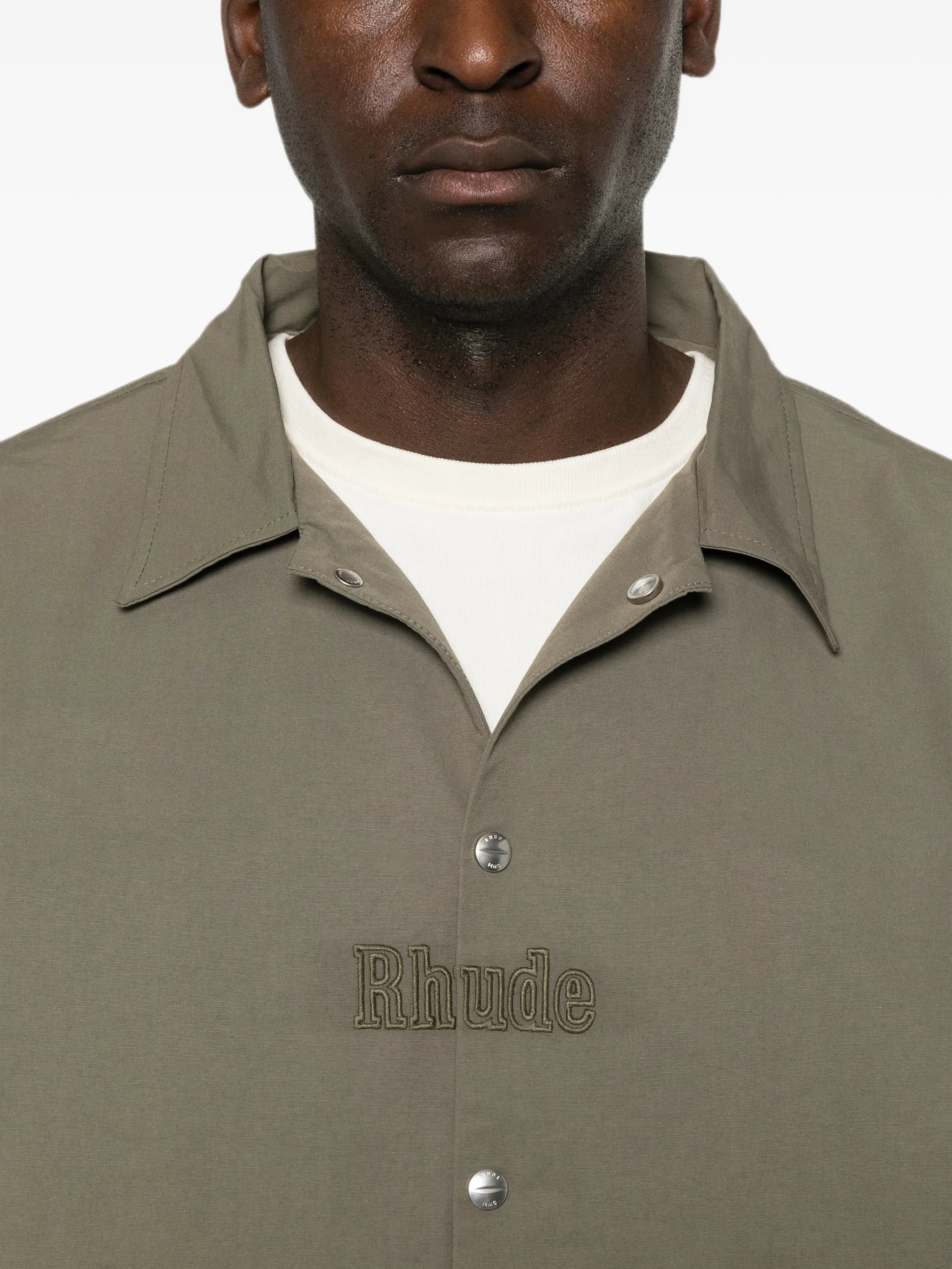 RHUDE logo coaches jacket