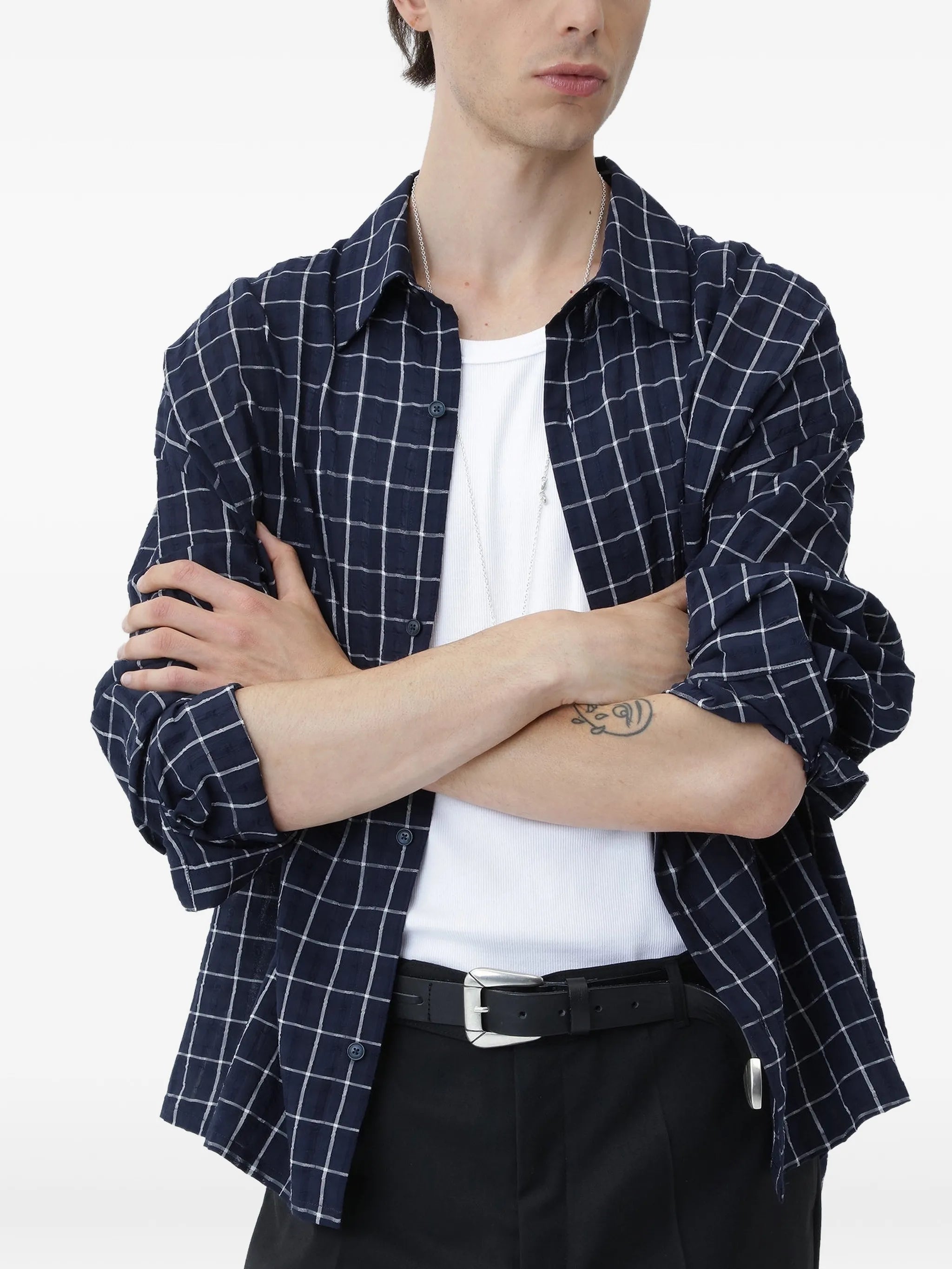Maza check shirt