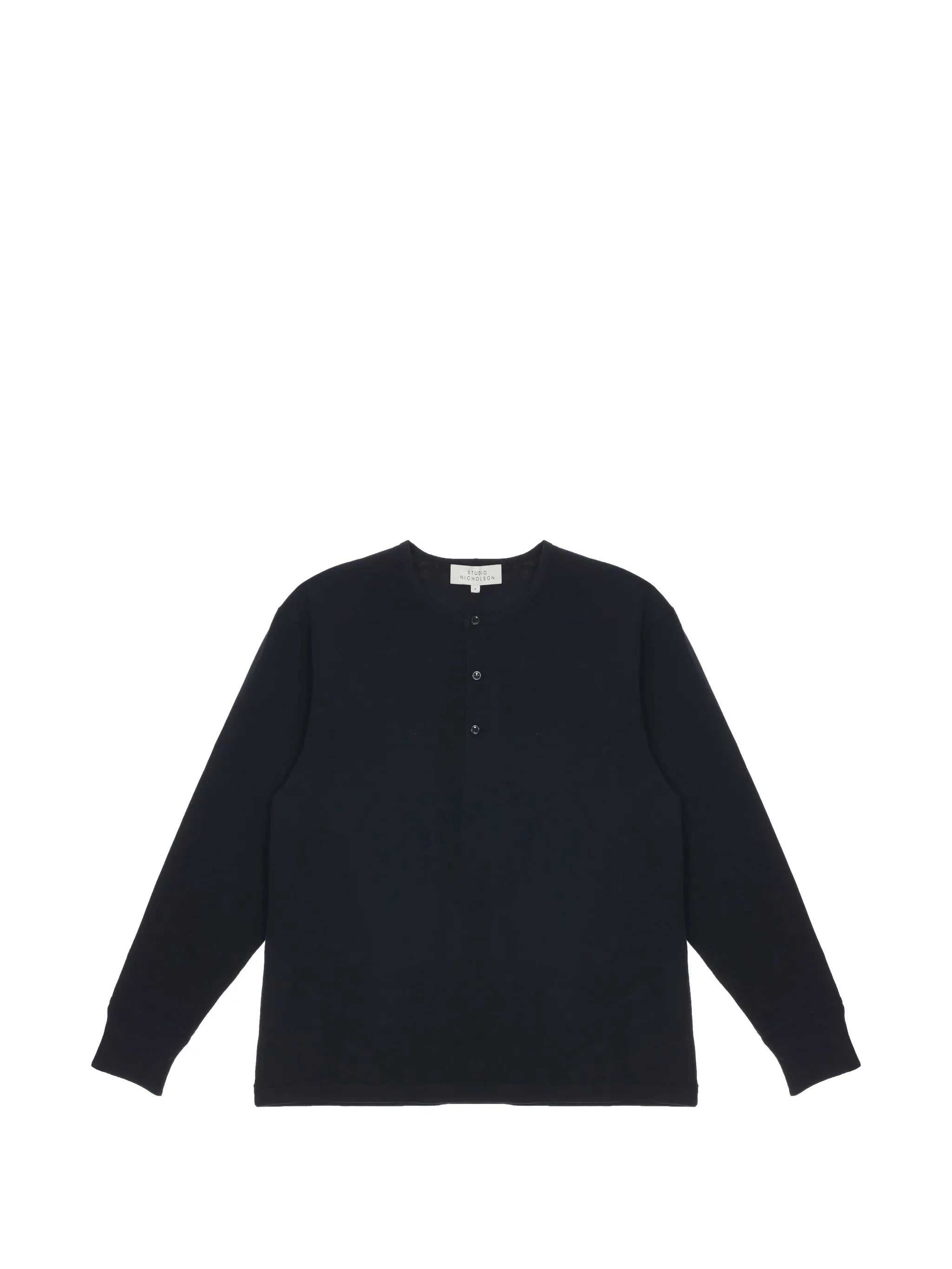 henley long-sleeve T-shirt