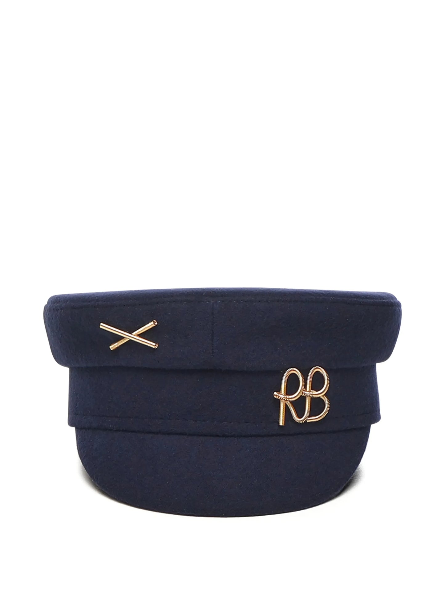 logo-embellished Baker Boy cap