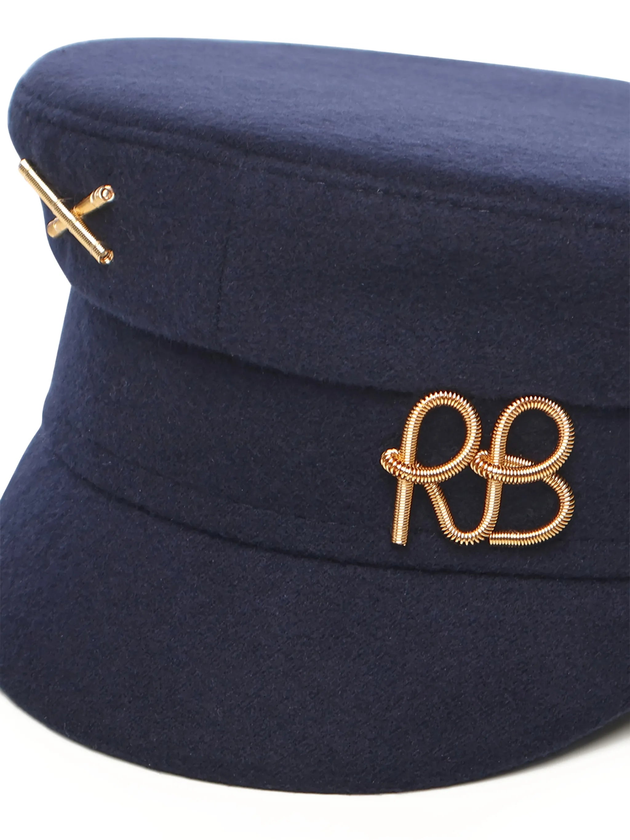 logo-embellished Baker Boy cap