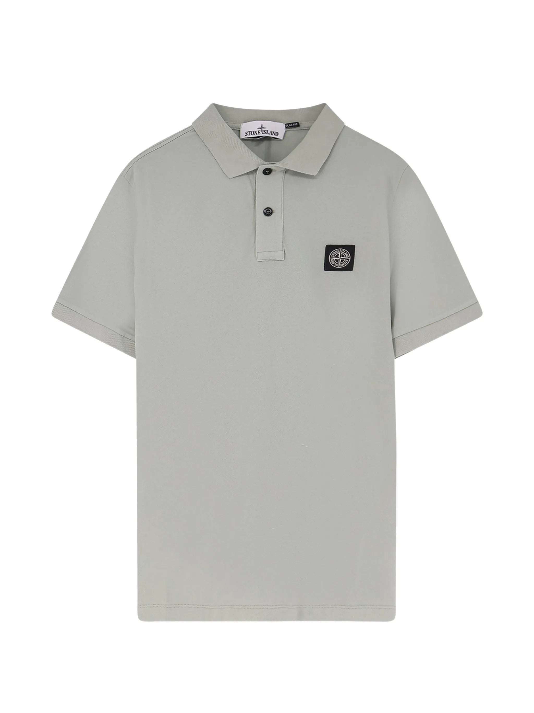 logo-patch polo shirt