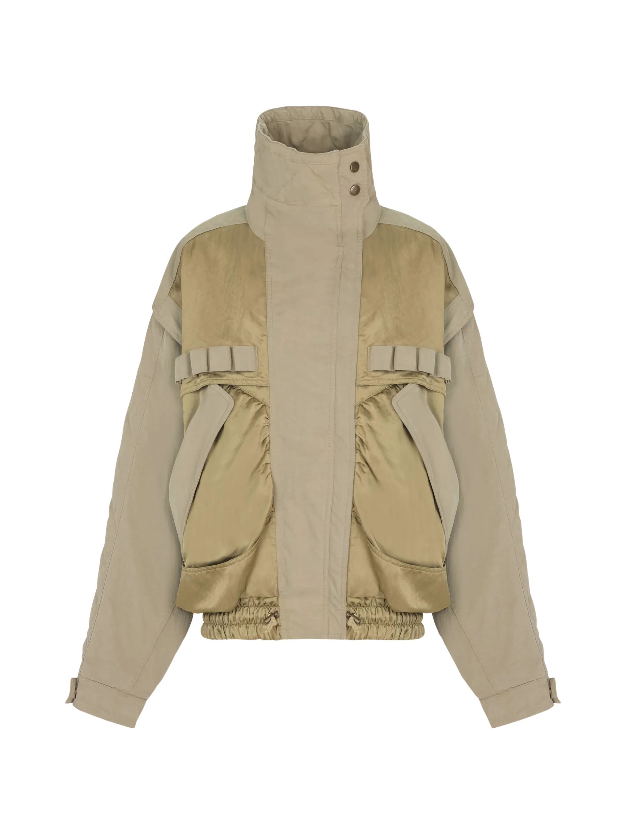 twill cotton bomber jacket
