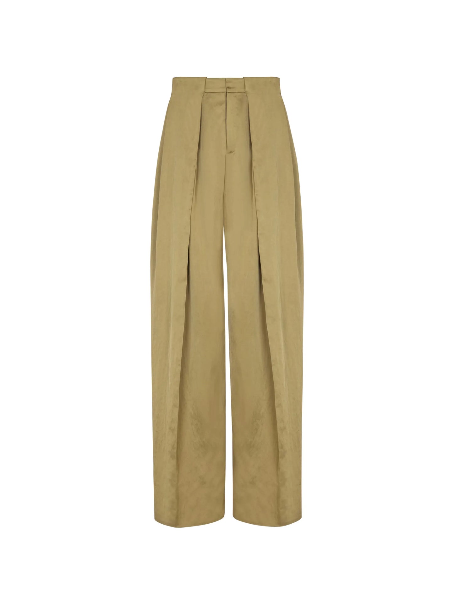 knife-pleats tailored trousers