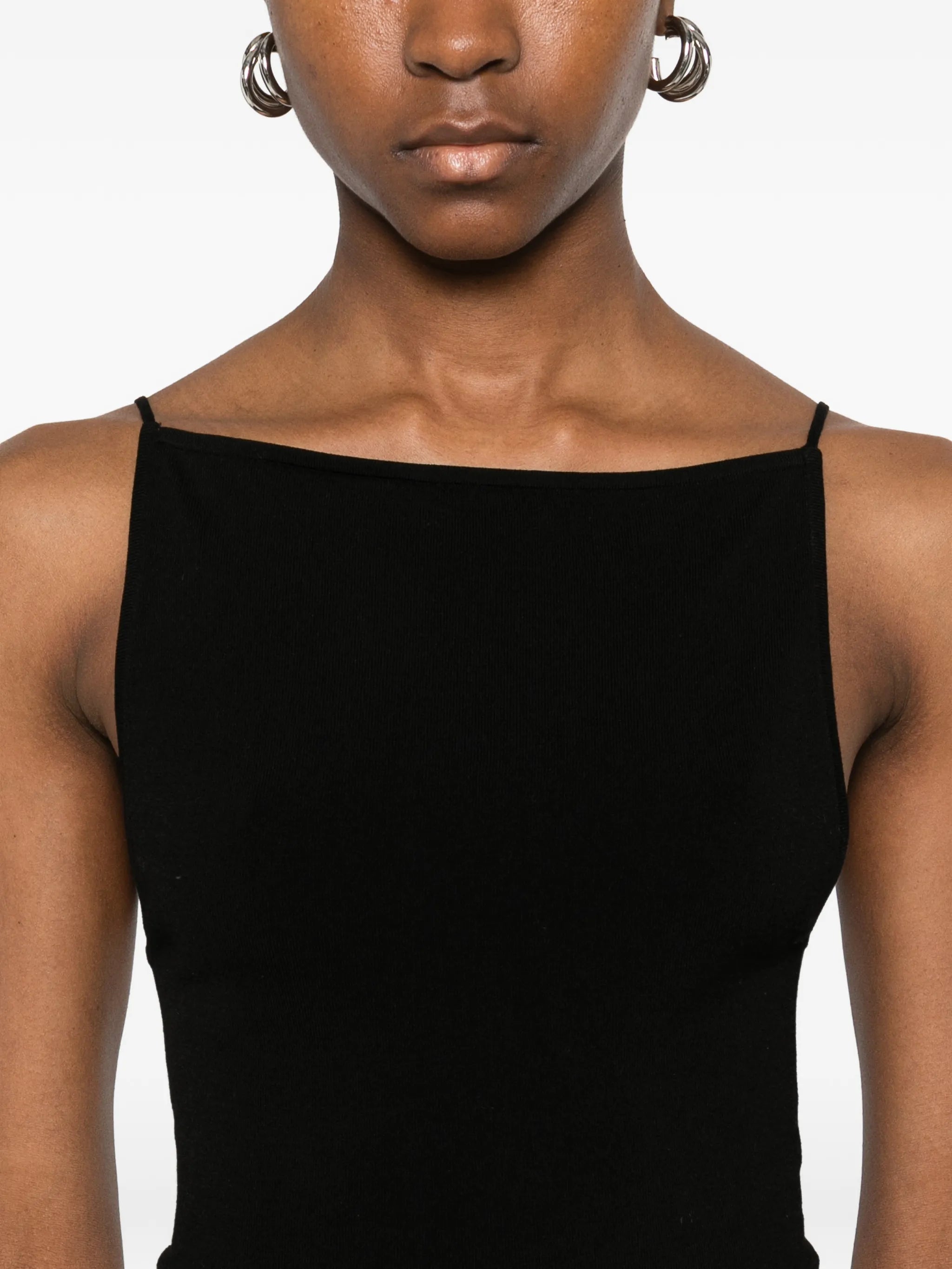 square-neck tank top