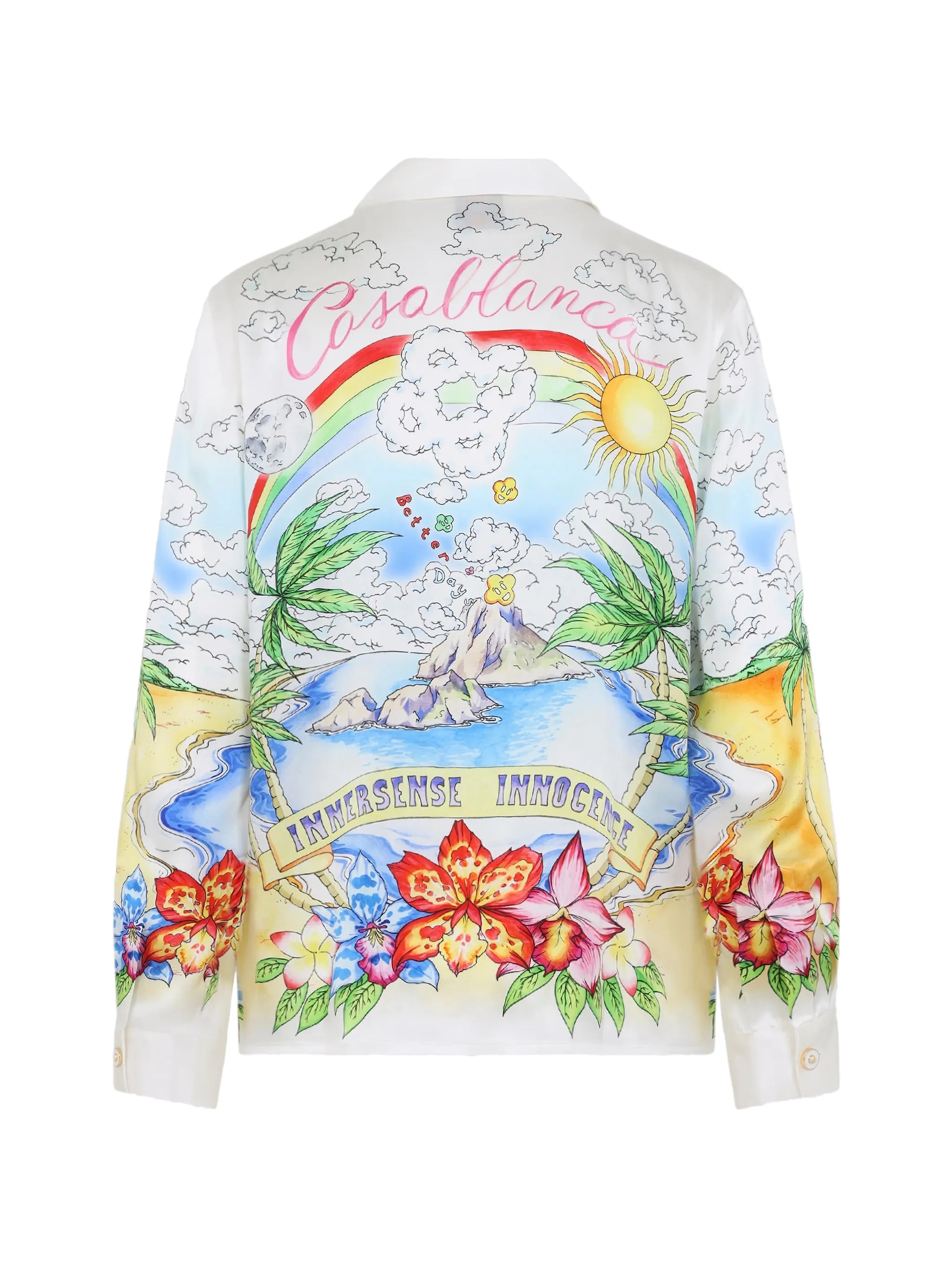 printed long-sleeve shirt