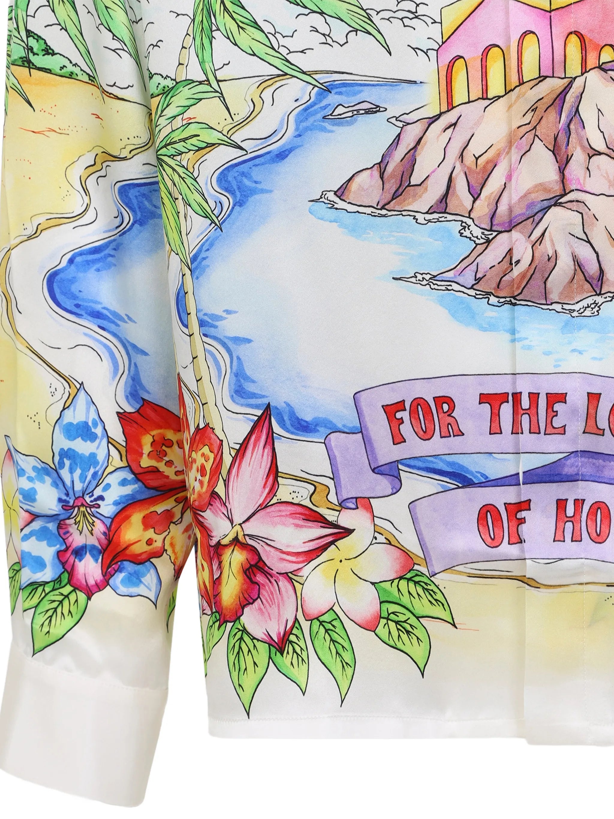 printed long-sleeve shirt