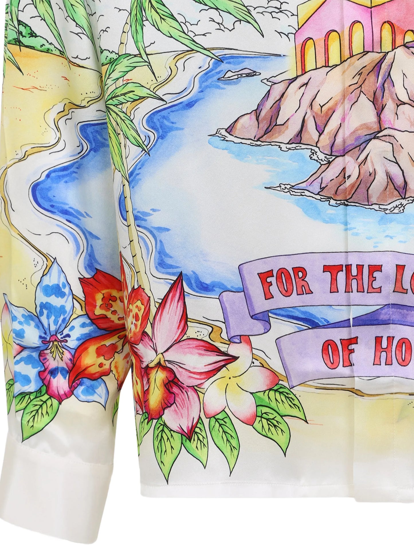 printed long-sleeve shirt