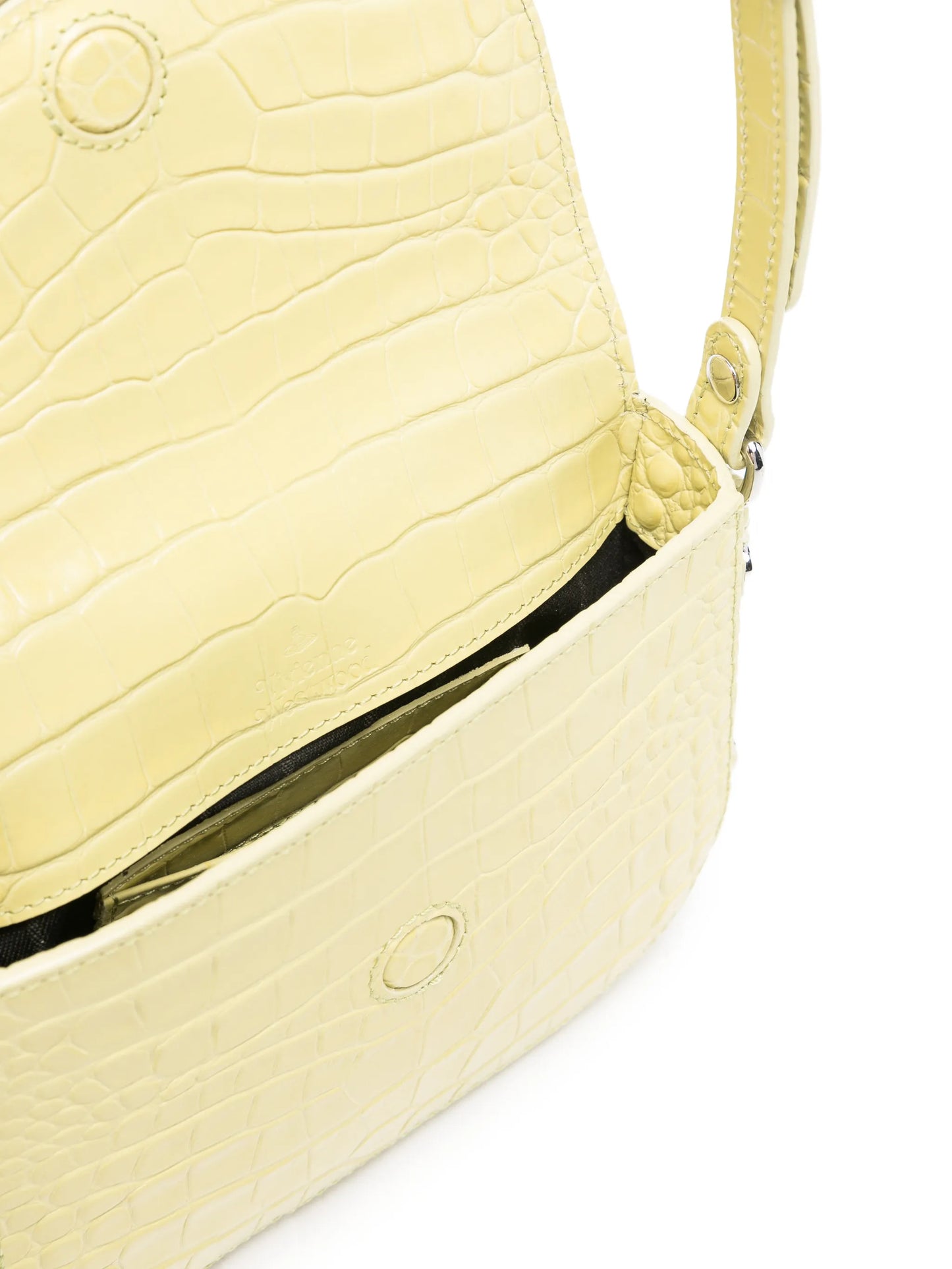 Hunter croc-embossed mini crossbody bag