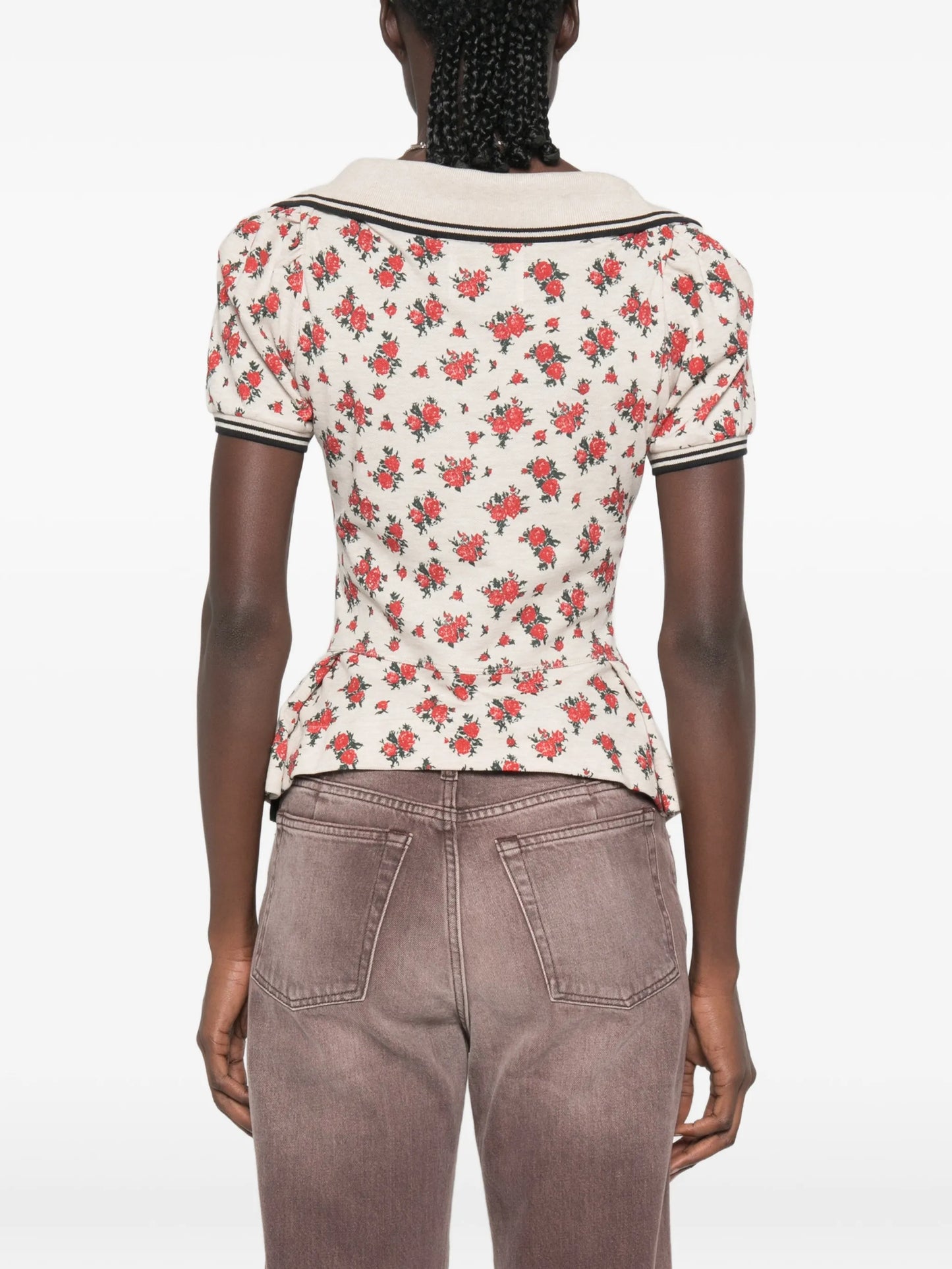 Monday floral-print top