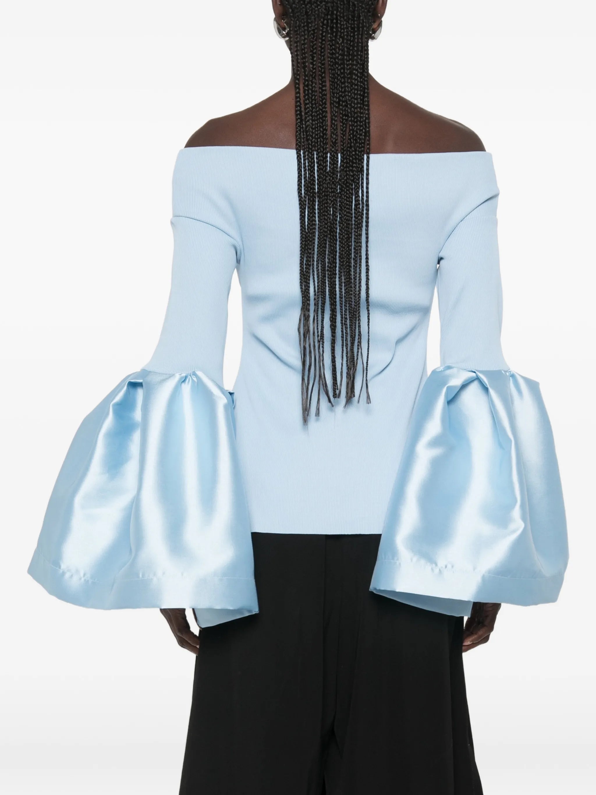 off-shoulder blouse