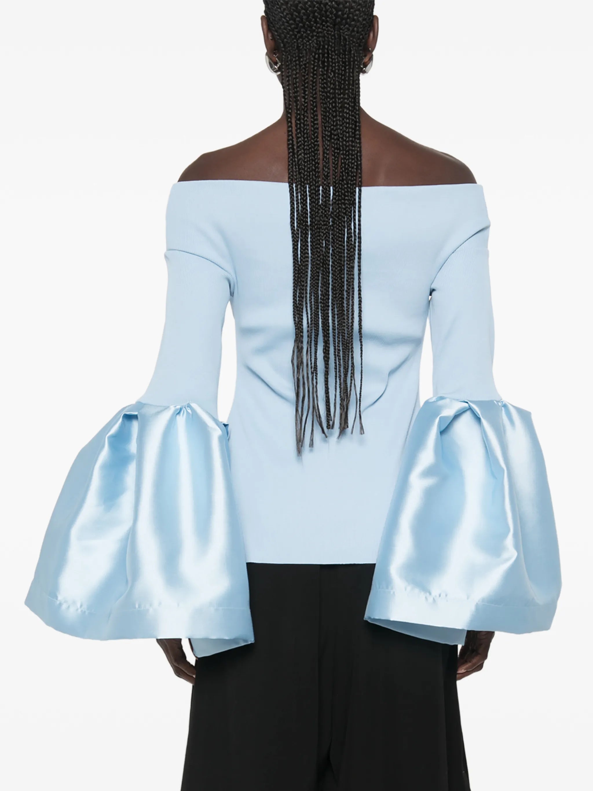 off-shoulder blouse