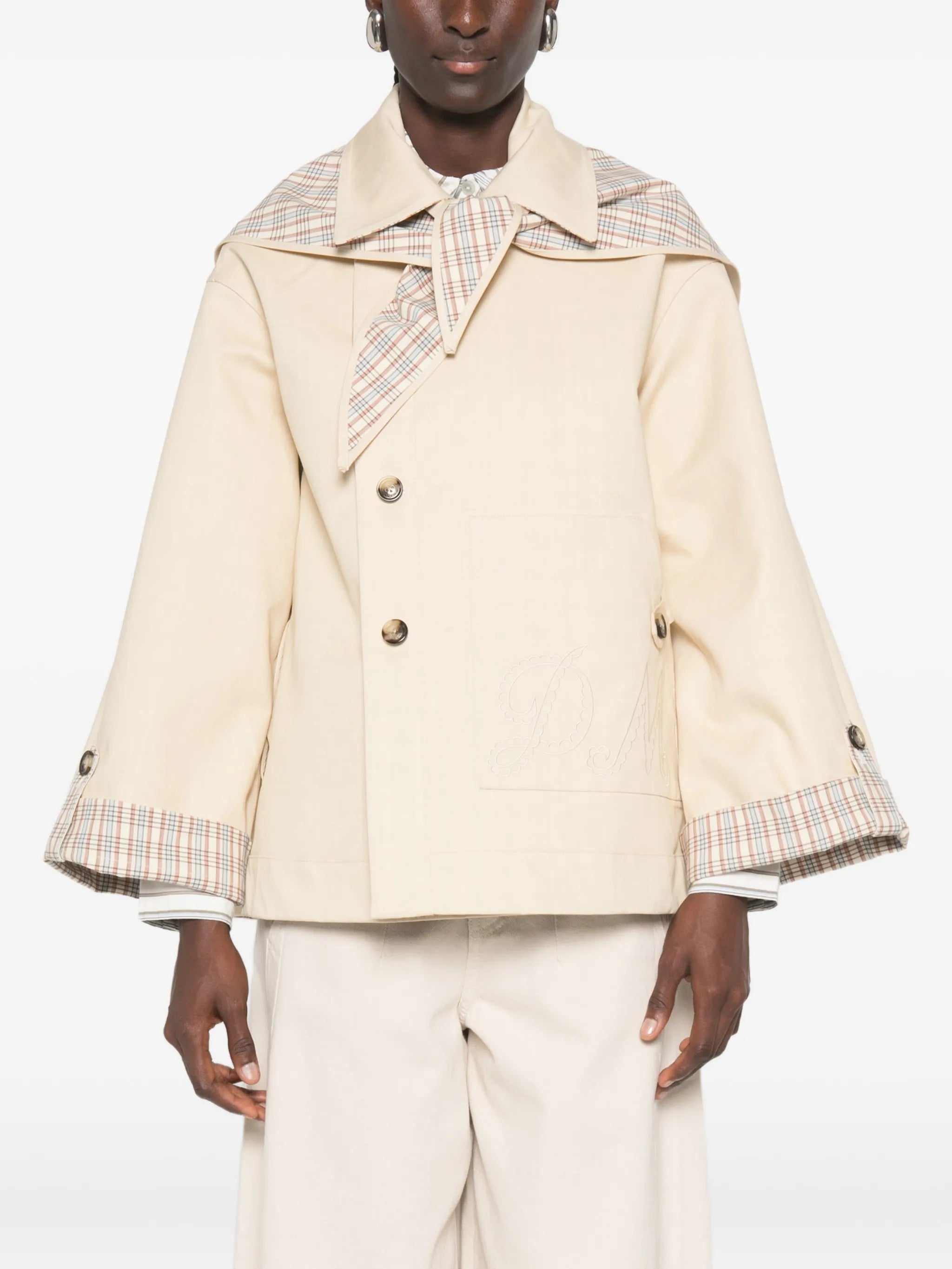 Jerry reversible checked jacket