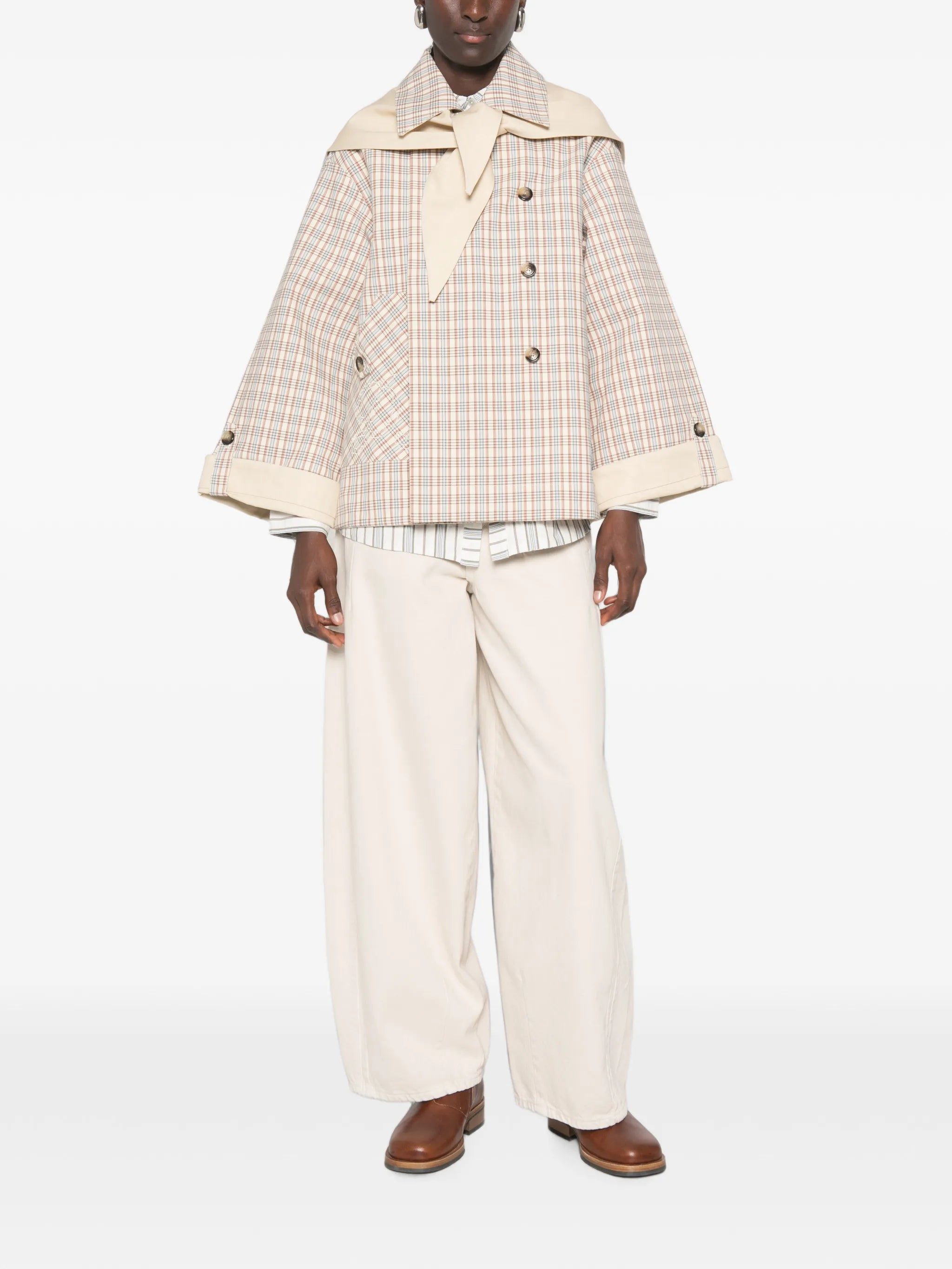Jerry reversible checked jacket