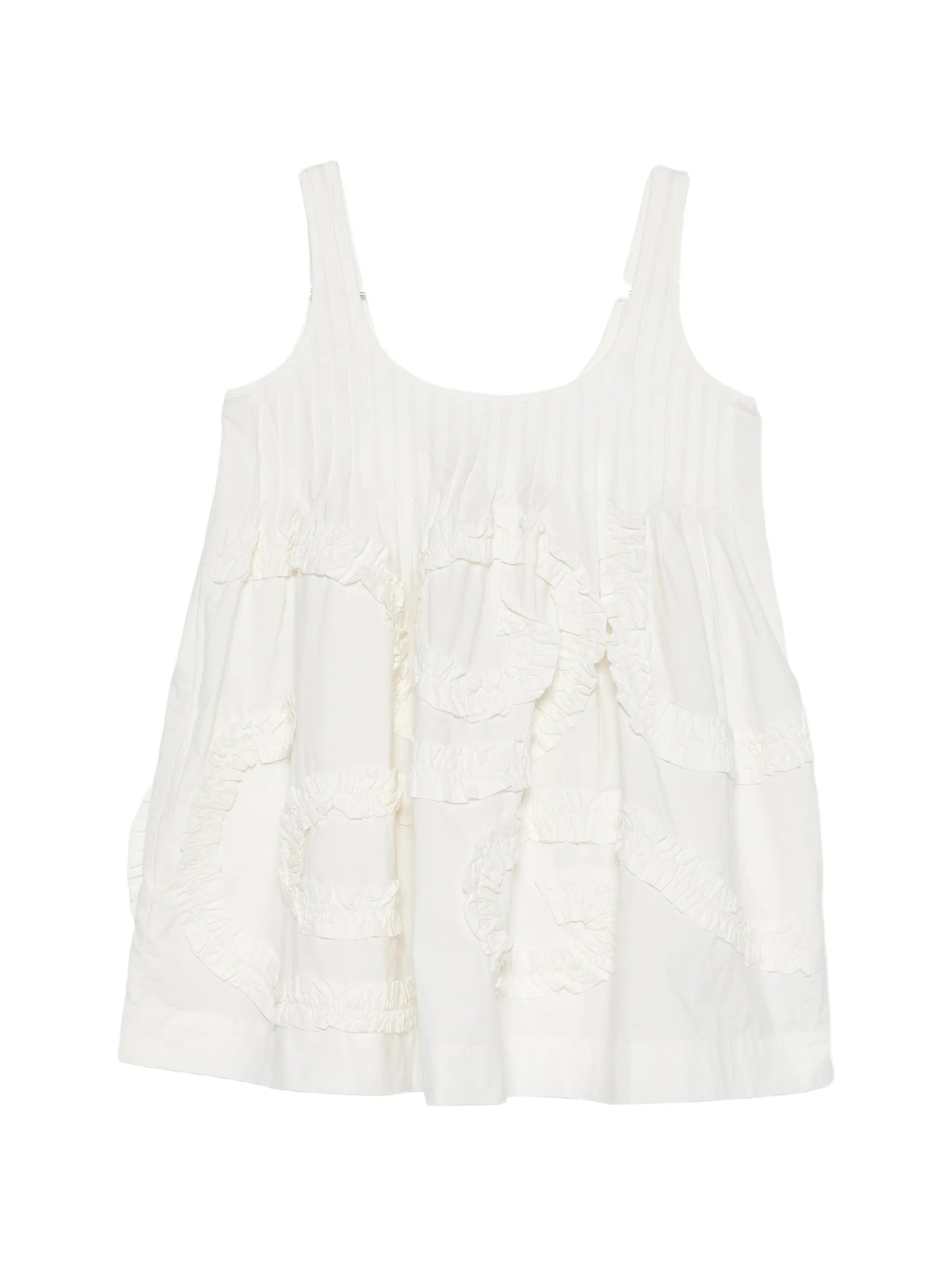 Stella ruffle-trimmed mini dress