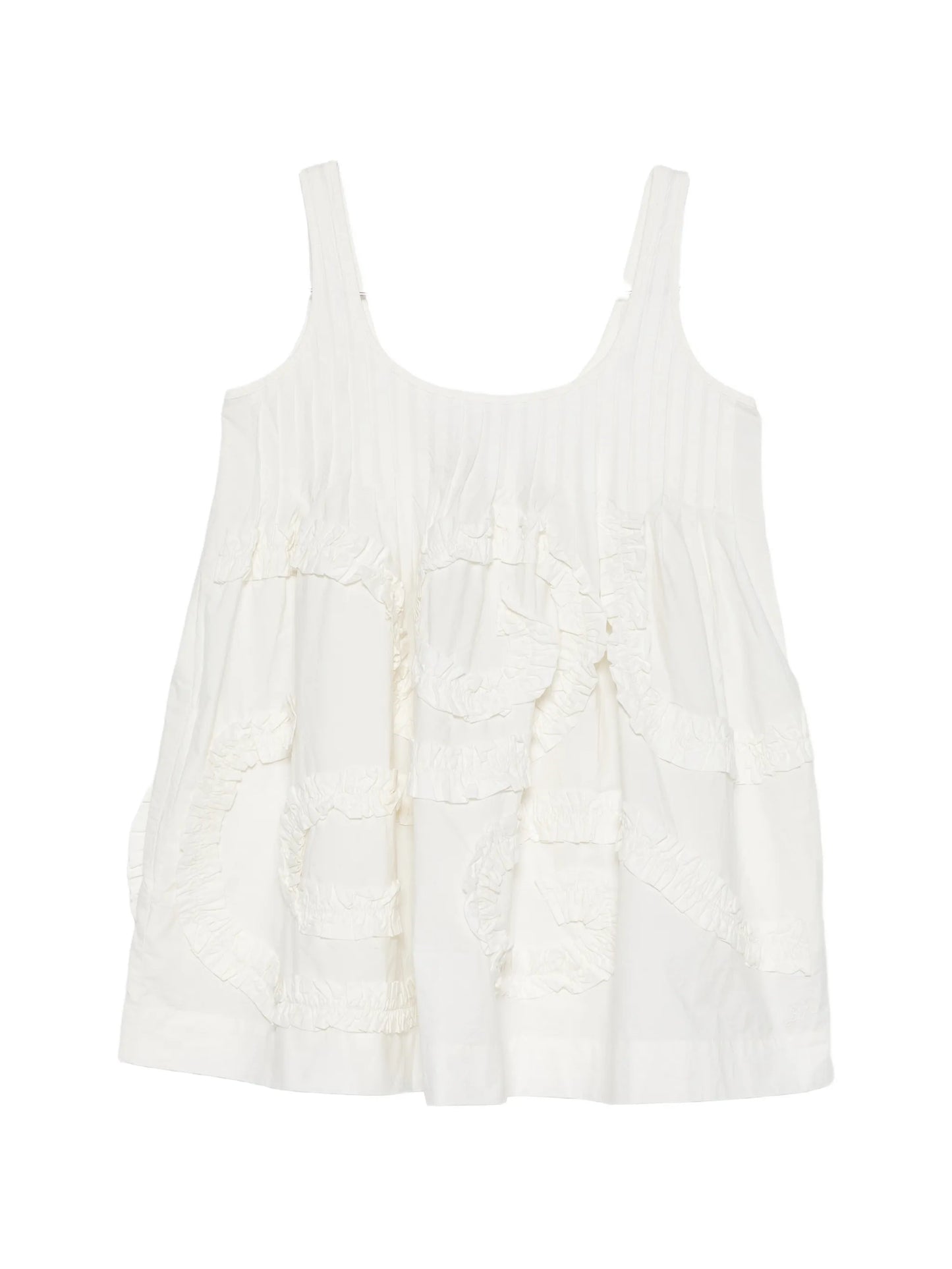 Stella ruffle-trimmed mini dress
