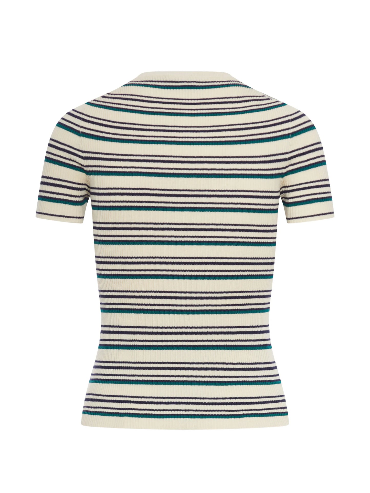 striped short-sleeves