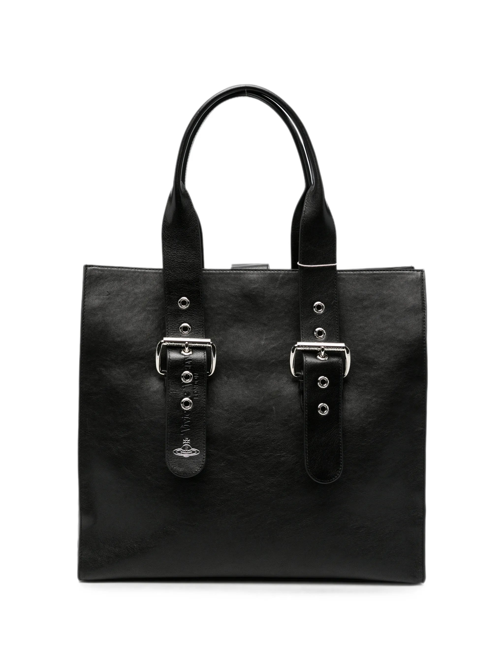 Alex buckle-detail leather tote bag