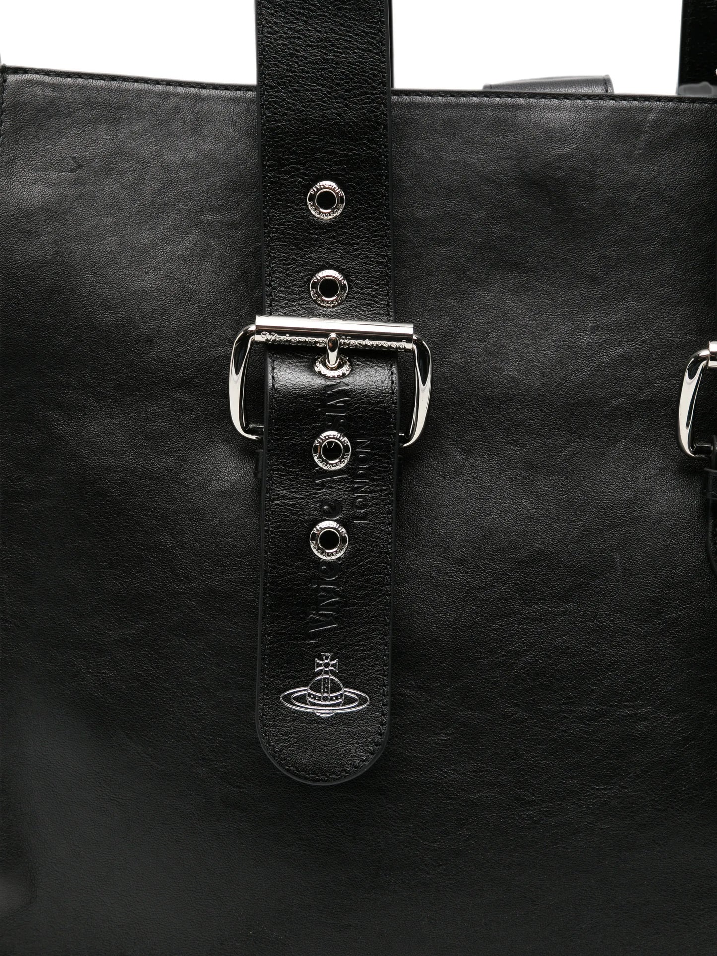 Alex buckle-detail leather tote bag