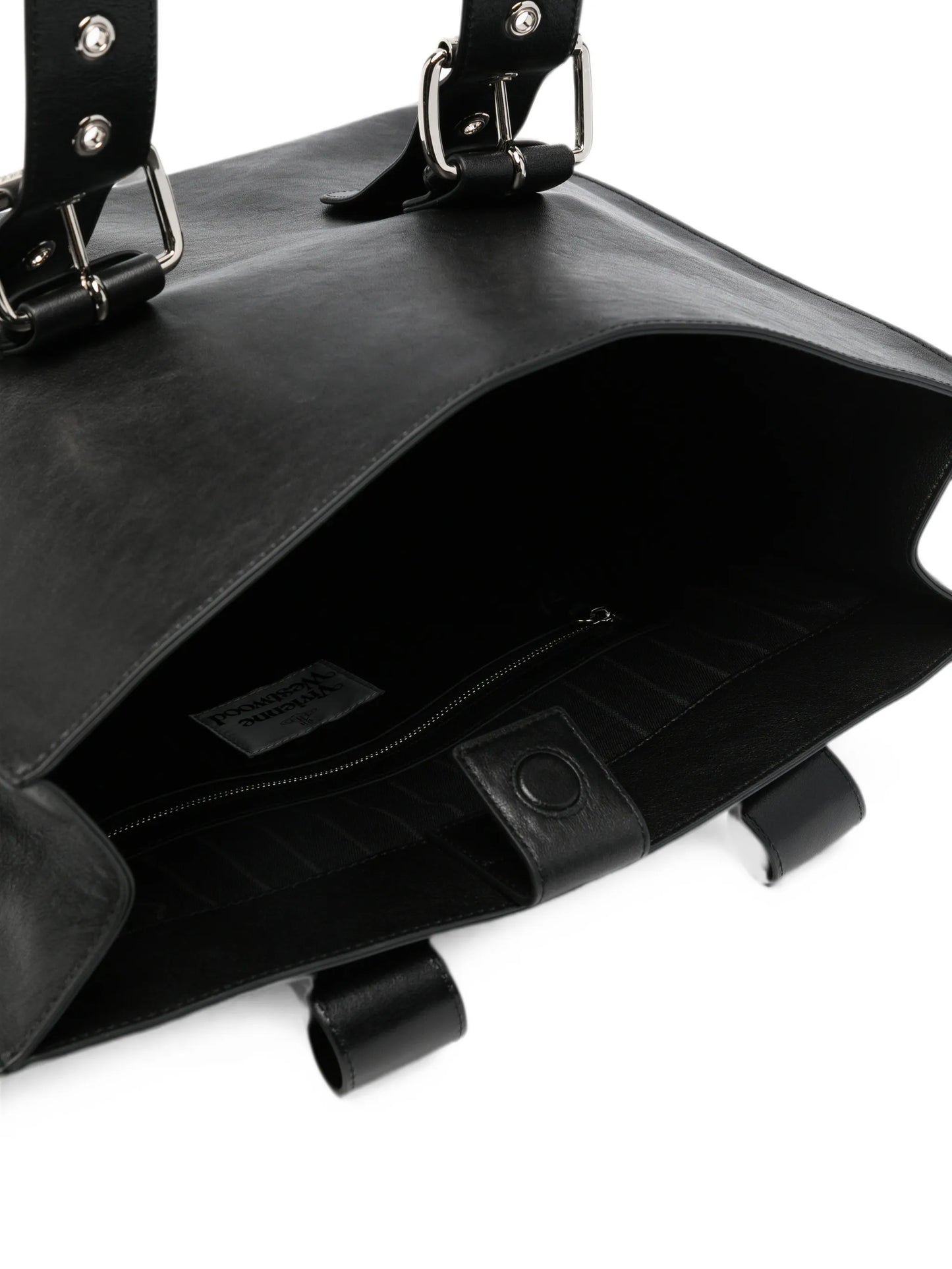 Alex buckle-detail leather tote bag